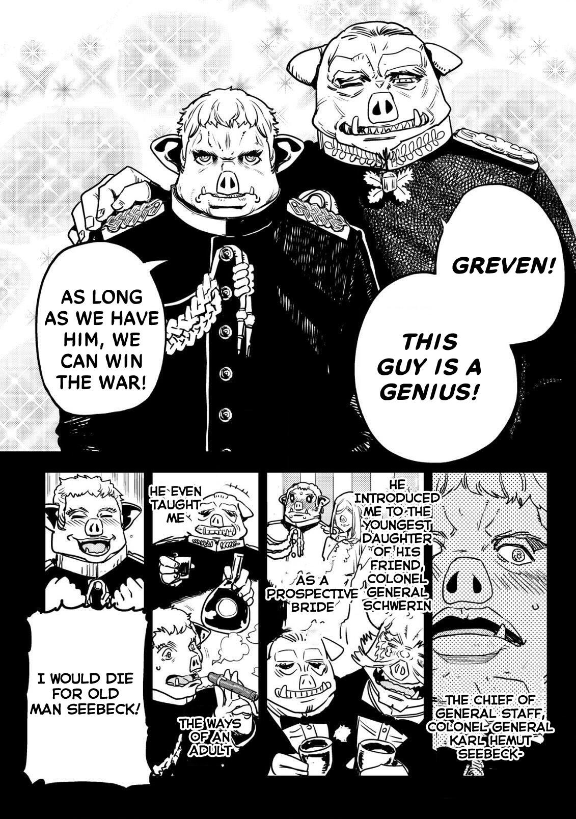 Orcsen Oukokushi ~Yaban na Orc no Kuni wa, Ikanishite Heiwa na Elf no Kuni wo Yakiharau ni Itatta ka~ Chapter 9 page 25 - 