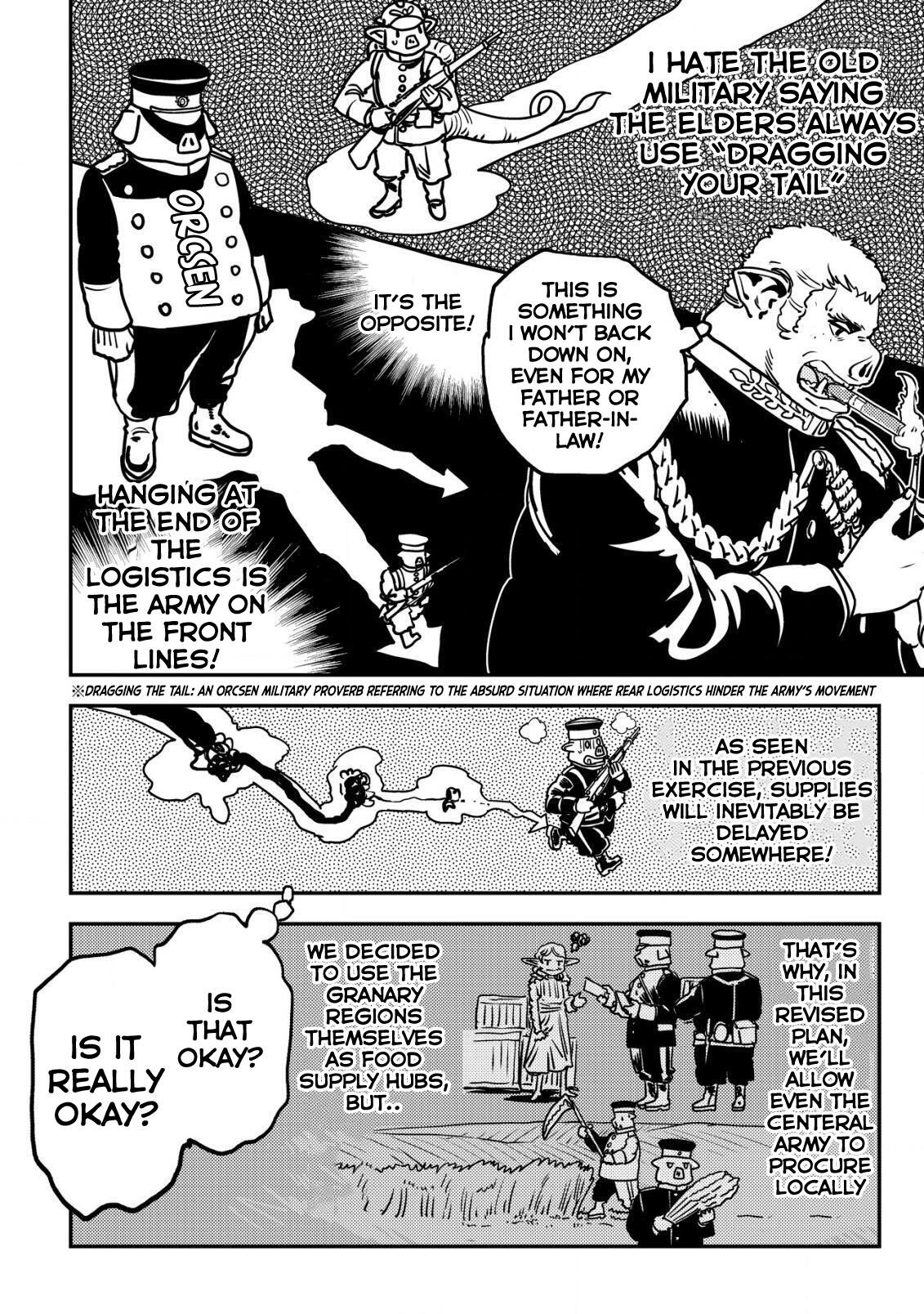 Orcsen Oukokushi ~Yaban na Orc no Kuni wa, Ikanishite Heiwa na Elf no Kuni wo Yakiharau ni Itatta ka~ Chapter 9 page 29 - 