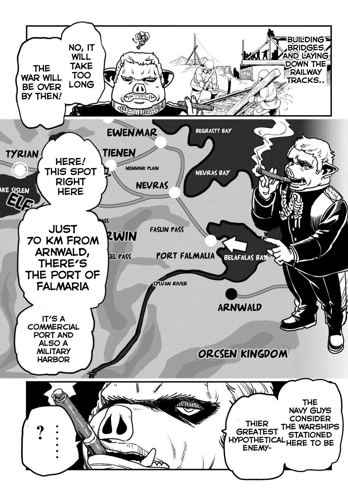 Orcsen Oukokushi ~Yaban na Orc no Kuni wa, Ikanishite Heiwa na Elf no Kuni wo Yakiharau ni Itatta ka~ Chapter 9 page 31 - 