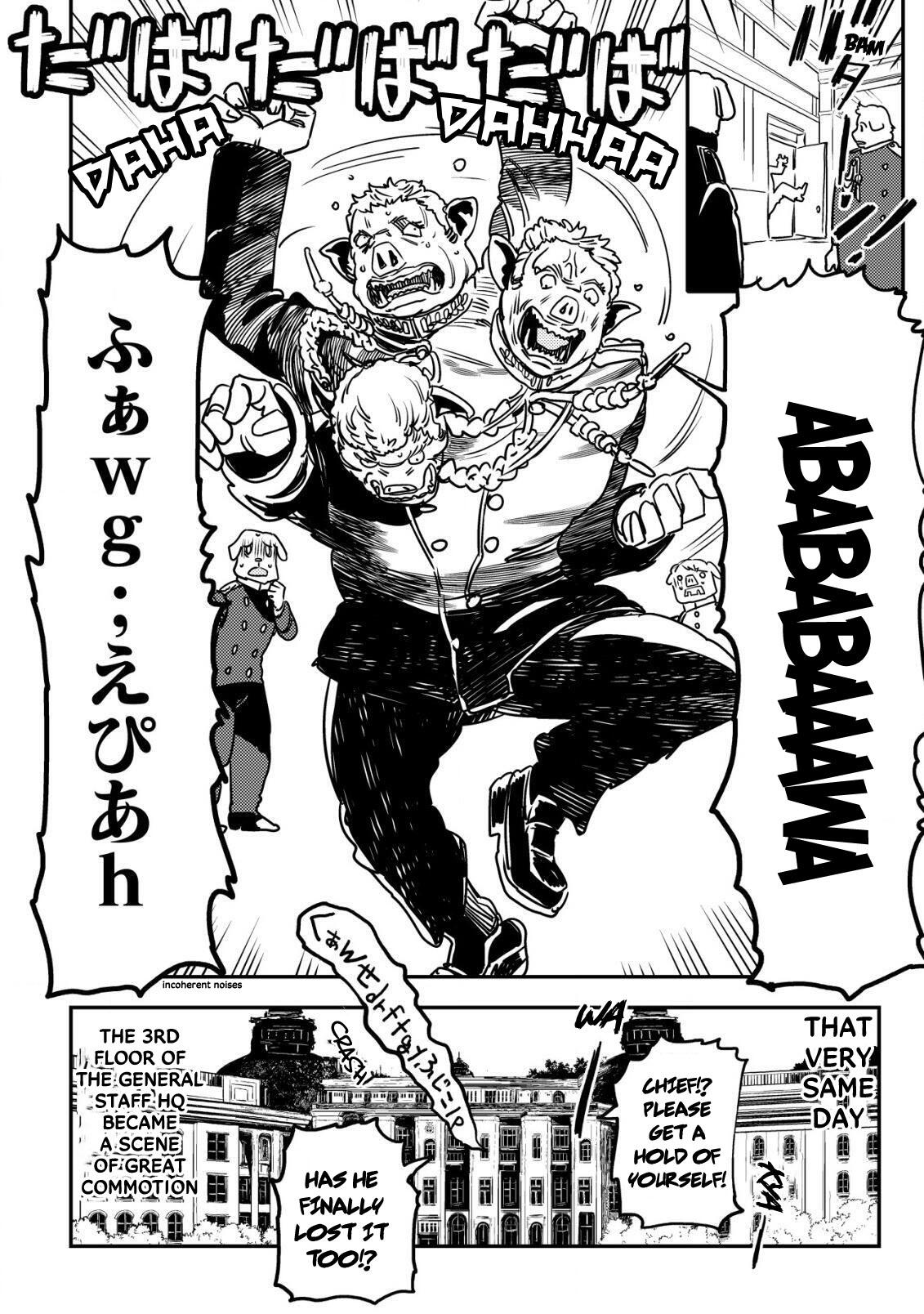 Orcsen Oukokushi ~Yaban na Orc no Kuni wa, Ikanishite Heiwa na Elf no Kuni wo Yakiharau ni Itatta ka~ Chapter 9 page 33 - 