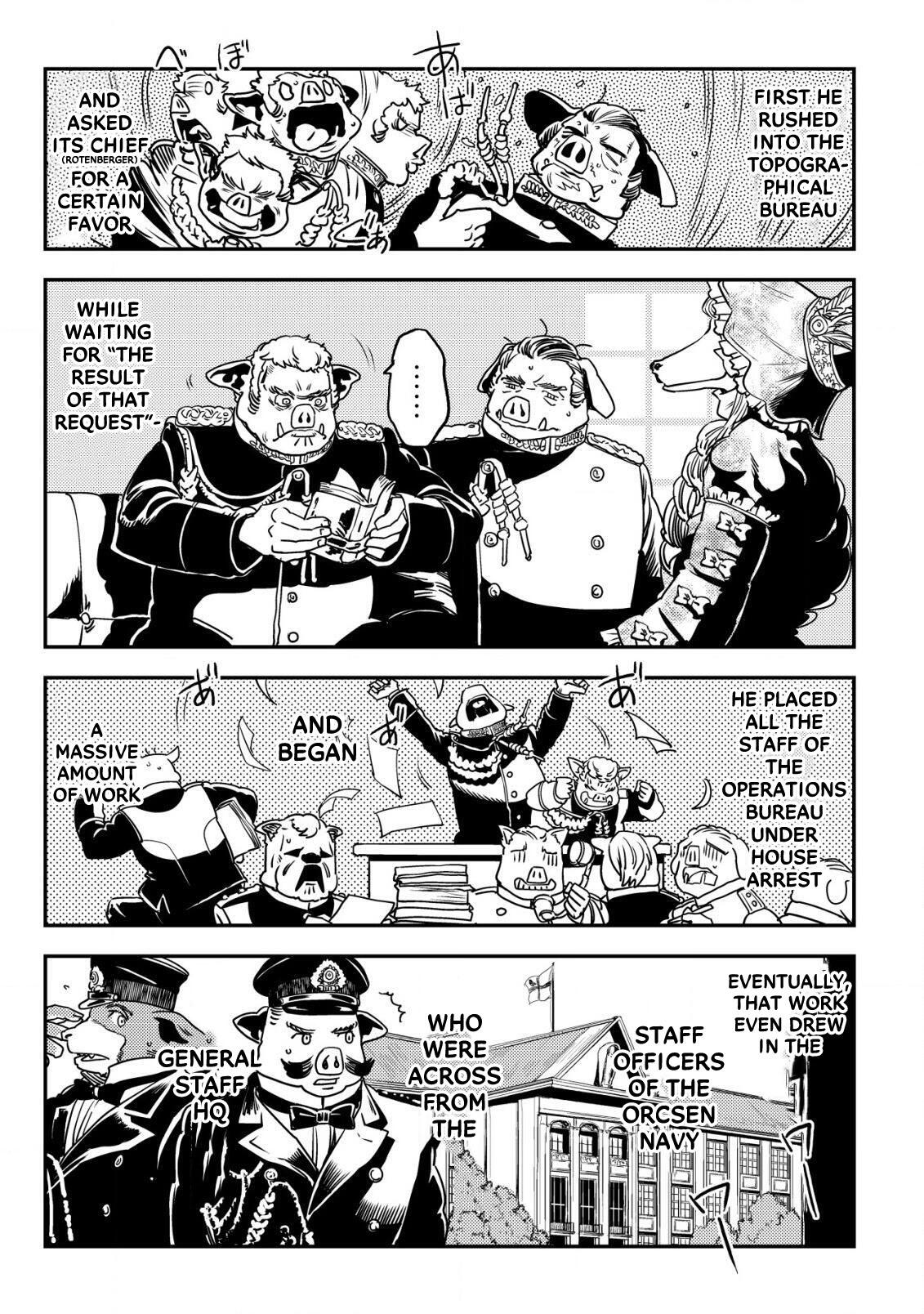 Orcsen Oukokushi ~Yaban na Orc no Kuni wa, Ikanishite Heiwa na Elf no Kuni wo Yakiharau ni Itatta ka~ Chapter 9 page 34 - 