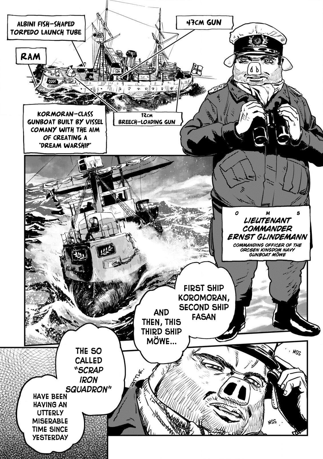 Orcsen Oukokushi ~Yaban na Orc no Kuni wa, Ikanishite Heiwa na Elf no Kuni wo Yakiharau ni Itatta ka~ Chapter 9 page 37 - 