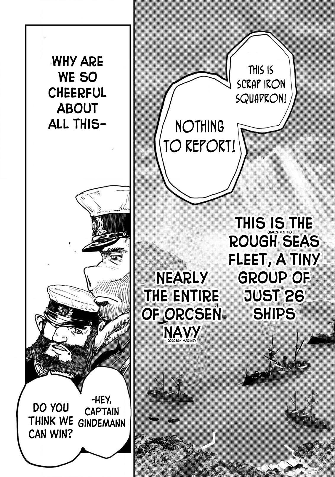 Orcsen Oukokushi ~Yaban na Orc no Kuni wa, Ikanishite Heiwa na Elf no Kuni wo Yakiharau ni Itatta ka~ Chapter 9 page 41 - 