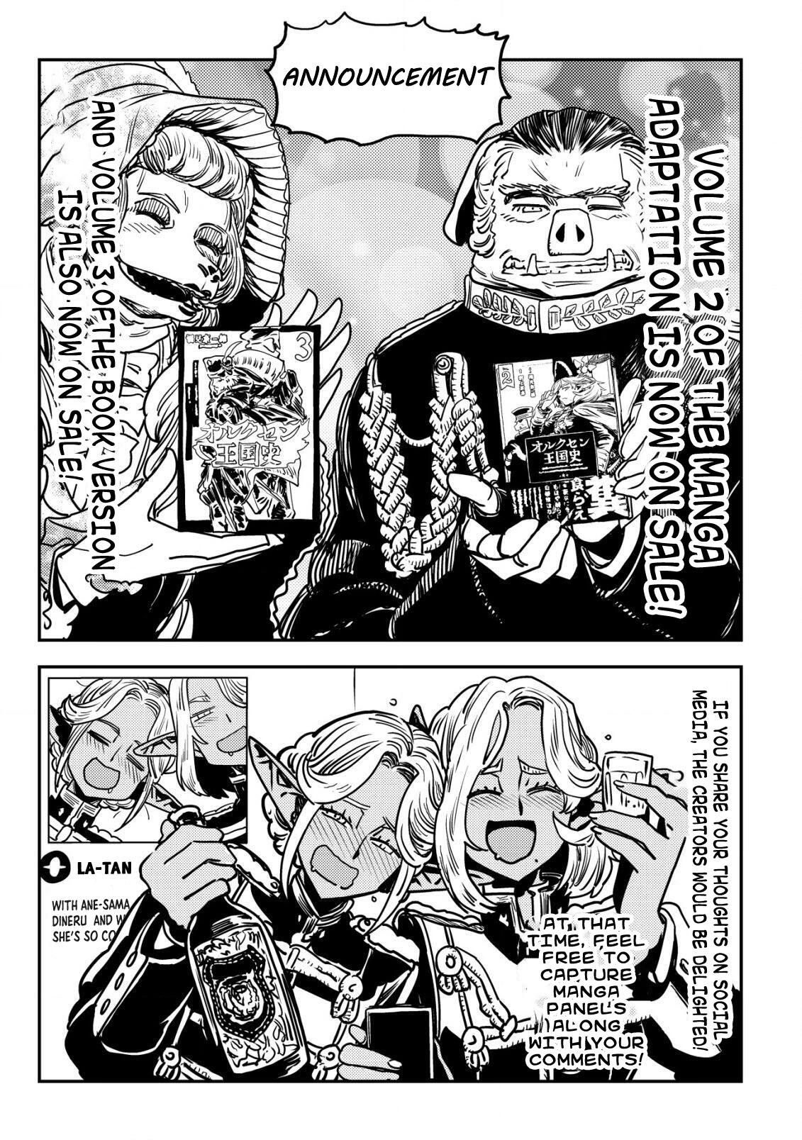 Orcsen Oukokushi ~Yaban na Orc no Kuni wa, Ikanishite Heiwa na Elf no Kuni wo Yakiharau ni Itatta ka~ Chapter 9 page 48 - 