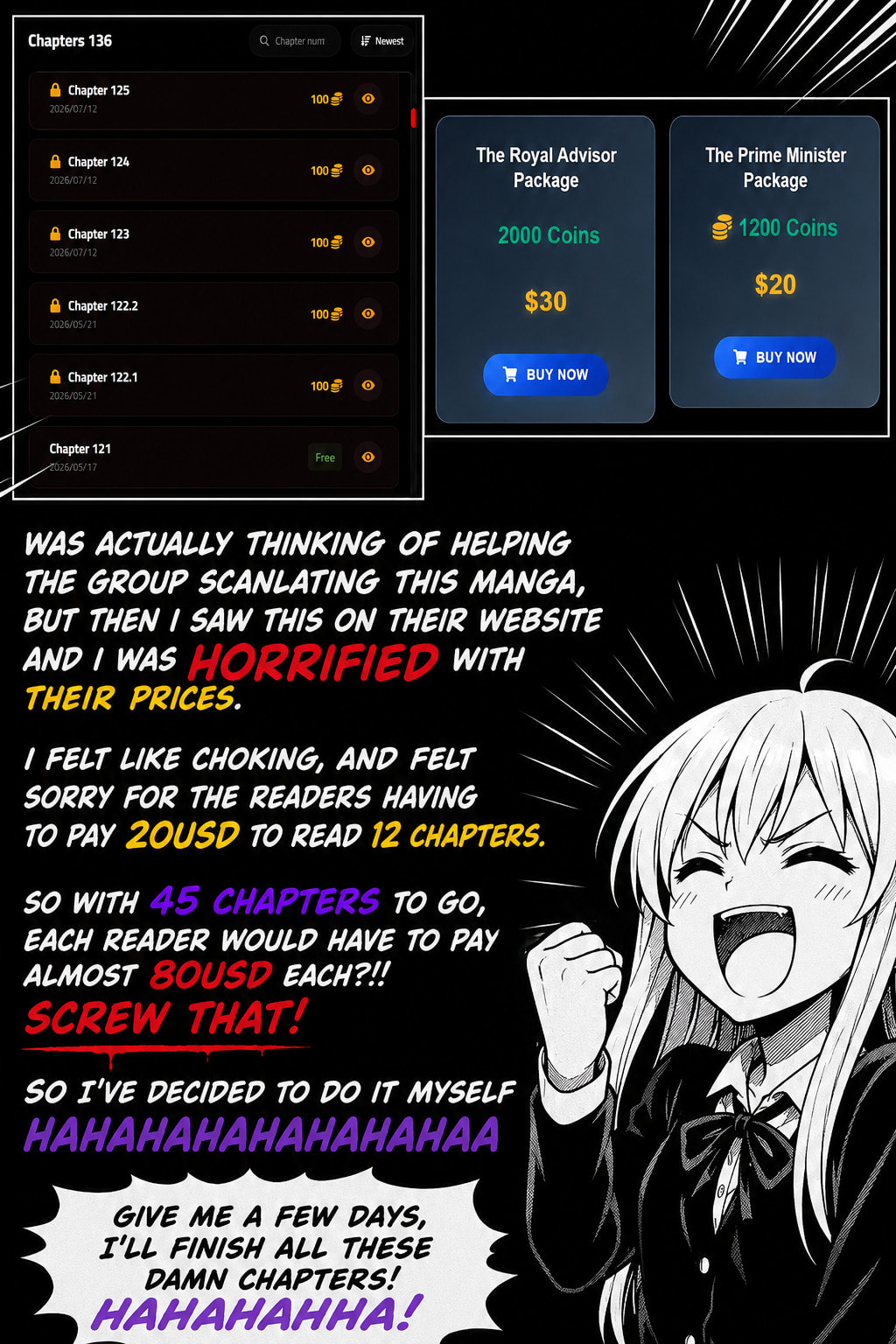 Ore dake Fuguu Skill no Isekai Shoukan Hangyakuki Chapter 122 page 1 - 