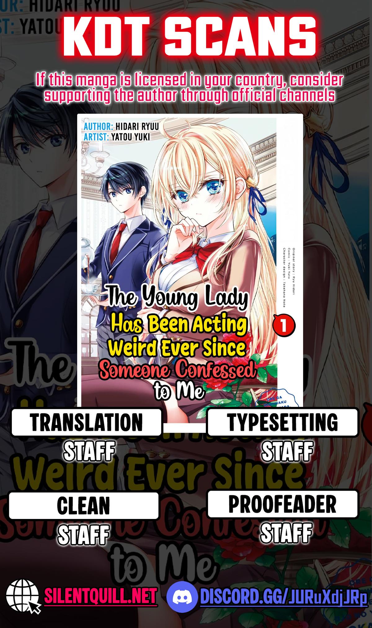 Ore ga Kokuhaku Sarete Kara, Ojou no Yousu ga Okashii Chapter 7 page 1 - 