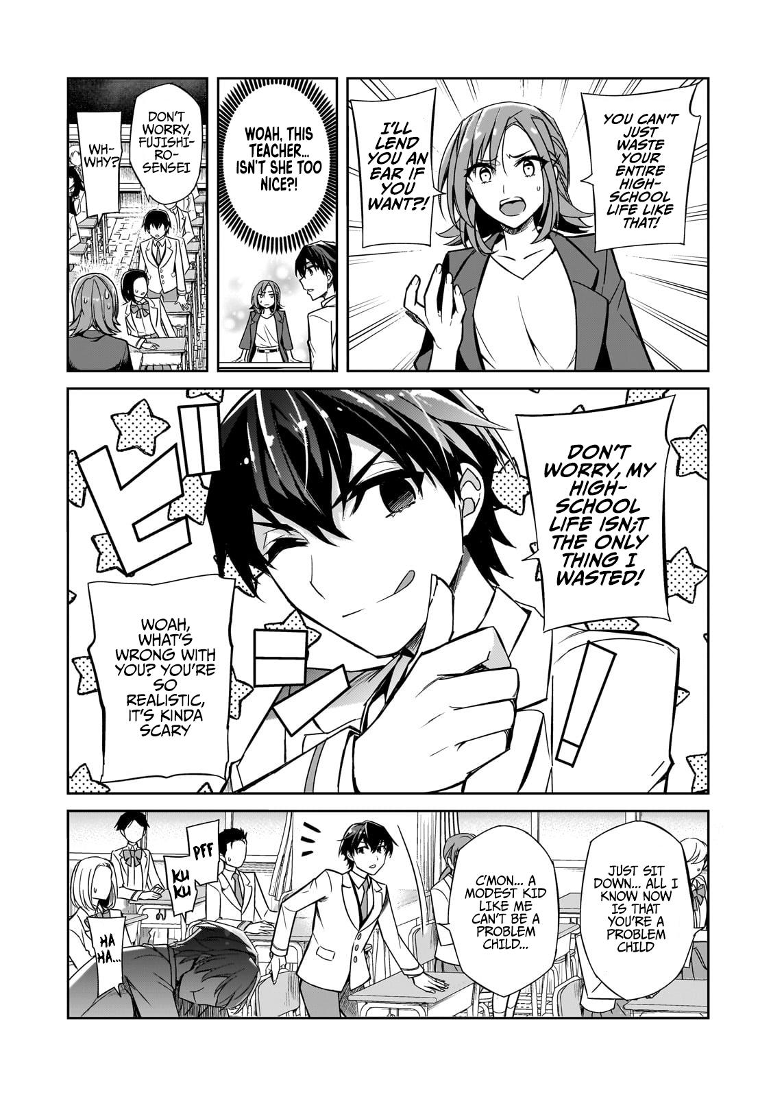 Ore ni Trauma wo Ataeta Joshi-tachi ga Chirachira Mitekuru kedo, Zannen desu ga Teokure desu Chapter 1 page 10 - 