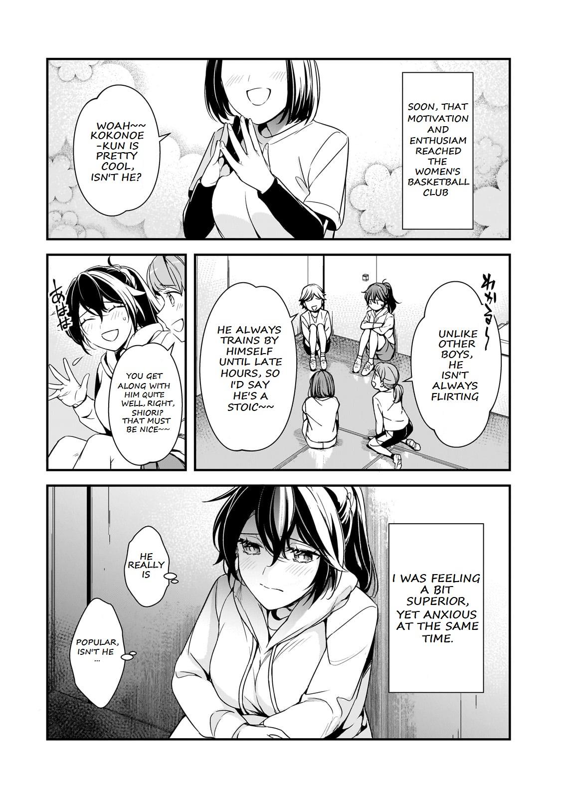 Ore ni Trauma wo Ataeta Joshi-tachi ga Chirachira Mitekuru kedo, Zannen desu ga Teokure desu Chapter 10.1 page 10 - 