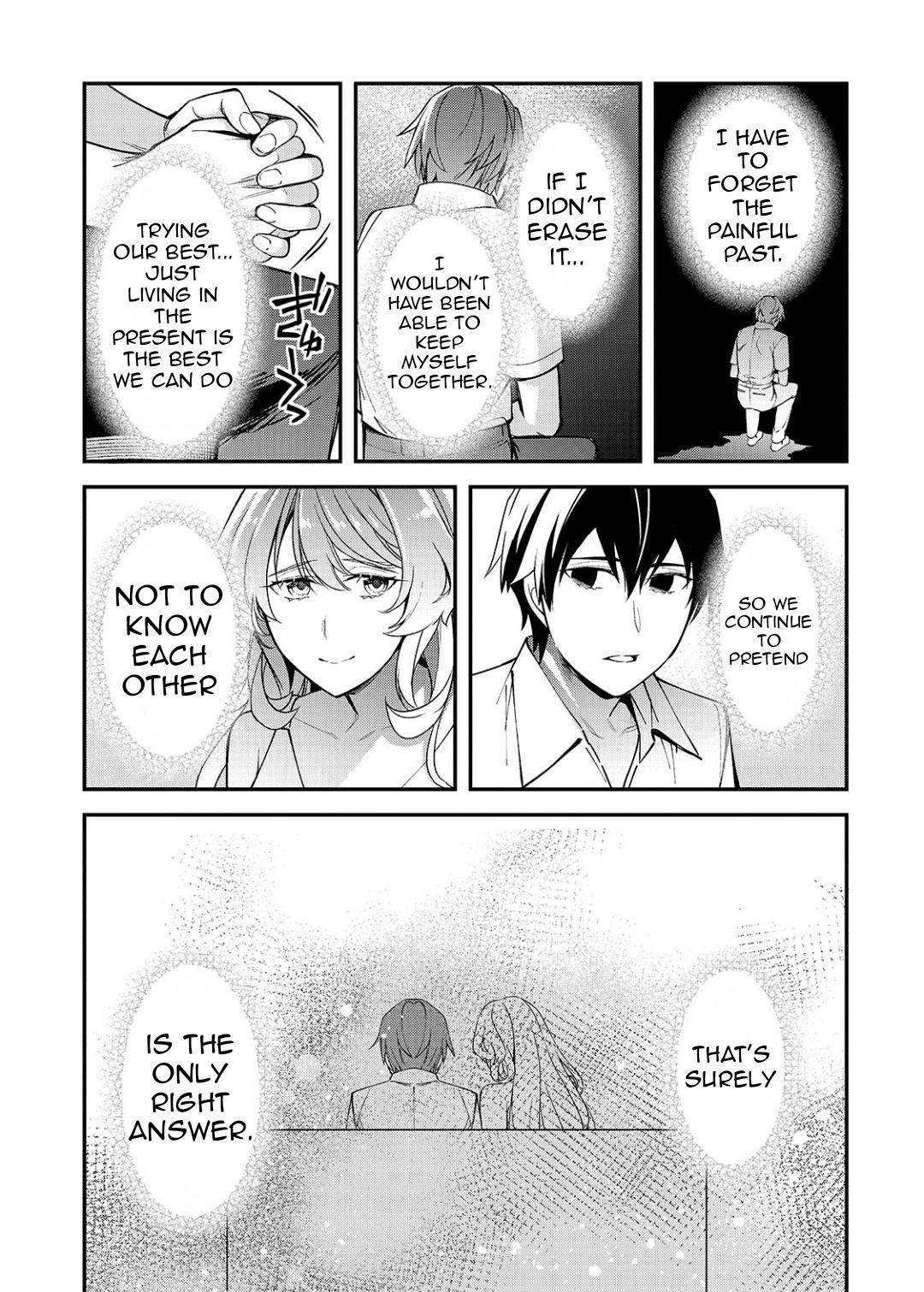 Ore ni Trauma wo Ataeta Joshi-tachi ga Chirachira Mitekuru kedo, Zannen desu ga Teokure desu Chapter 21.1 page 14 - 