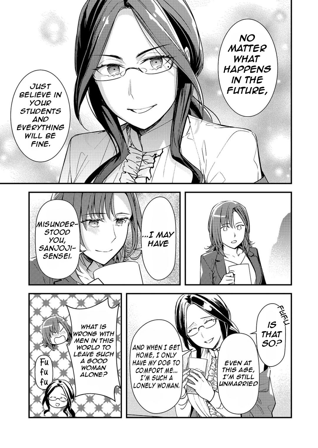 Ore ni Trauma wo Ataeta Joshi-tachi ga Chirachira Mitekuru kedo, Zannen desu ga Teokure desu Chapter 22.1 page 12 - 