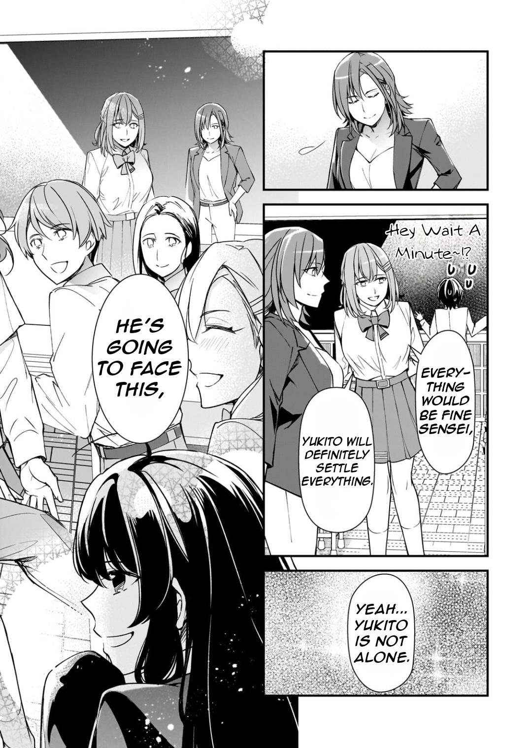 Ore ni Trauma wo Ataeta Joshi-tachi ga Chirachira Mitekuru kedo, Zannen desu ga Teokure desu Chapter 22.3 page 12 - 