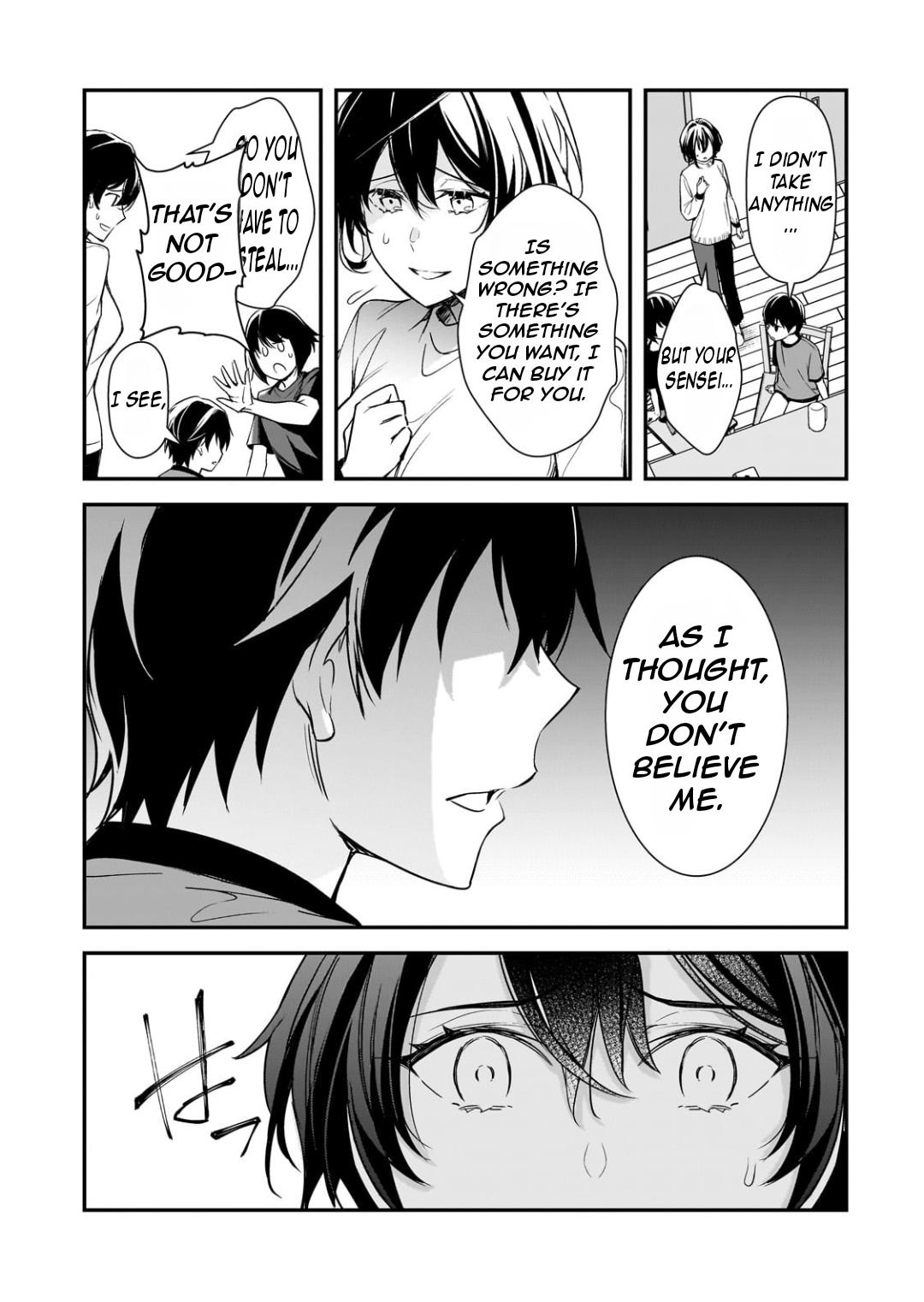 Ore ni Trauma wo Ataeta Joshi-tachi ga Chirachira Mitekuru kedo, Zannen desu ga Teokure desu Chapter 25.1 page 14 - 
