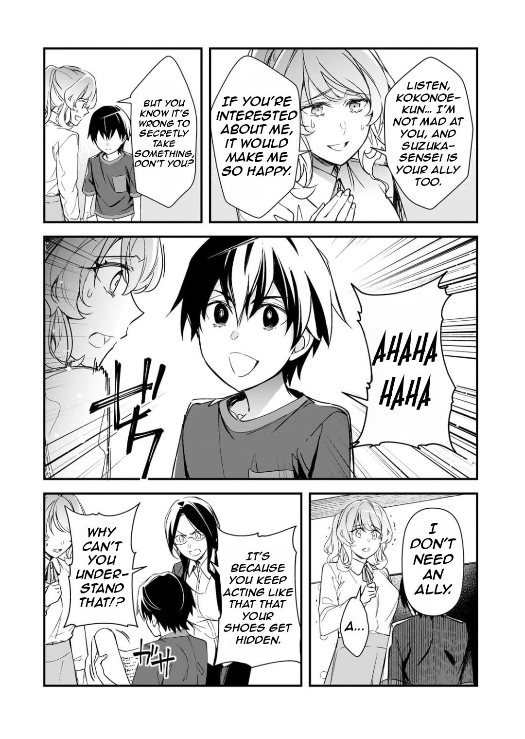 Ore ni Trauma wo Ataeta Joshi-tachi ga Chirachira Mitekuru kedo, Zannen desu ga Teokure desu Chapter 25.2 page 12 - 
