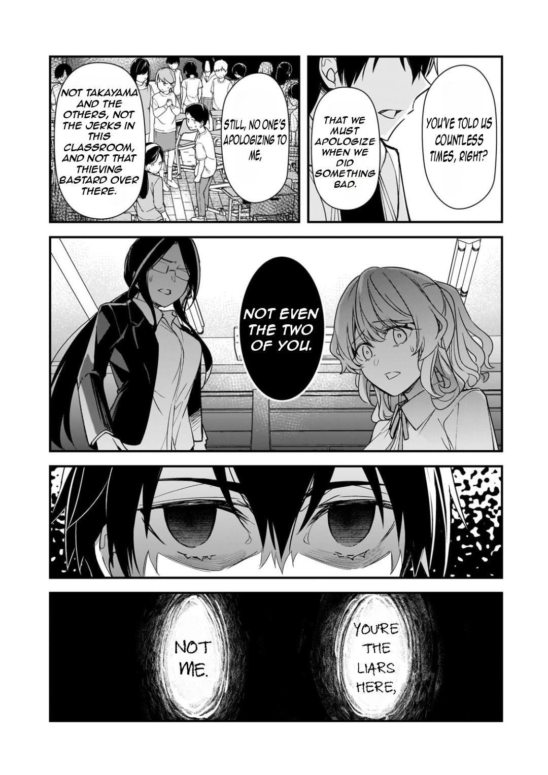 Ore ni Trauma wo Ataeta Joshi-tachi ga Chirachira Mitekuru kedo, Zannen desu ga Teokure desu Chapter 26.2 page 14 - 