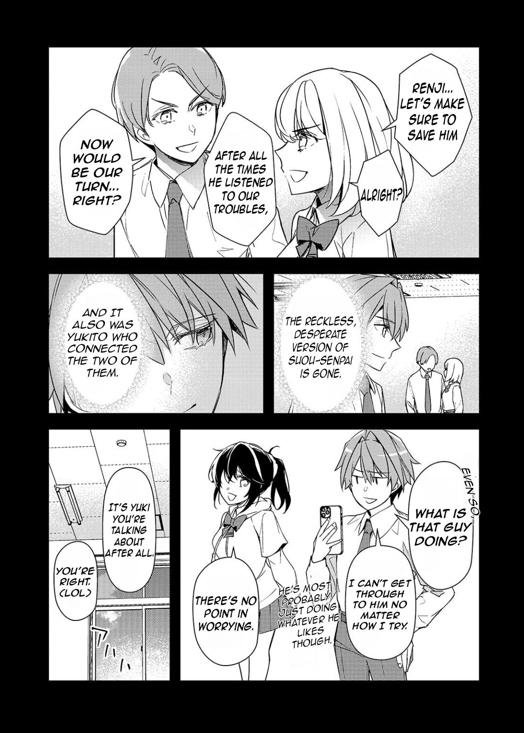 Ore ni Trauma wo Ataeta Joshi-tachi ga Chirachira Mitekuru kedo, Zannen desu ga Teokure desu Chapter 27.1 page 20 - 