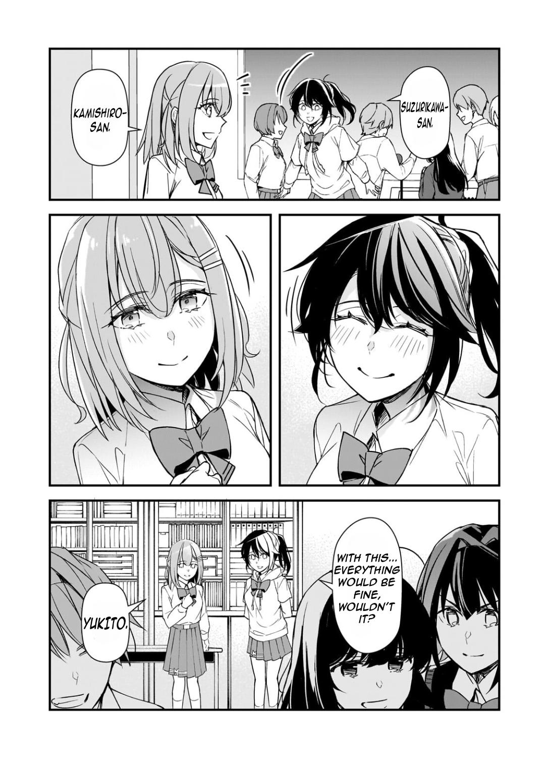 Ore ni Trauma wo Ataeta Joshi-tachi ga Chirachira Mitekuru kedo, Zannen desu ga Teokure desu Chapter 27.2 page 12 - 