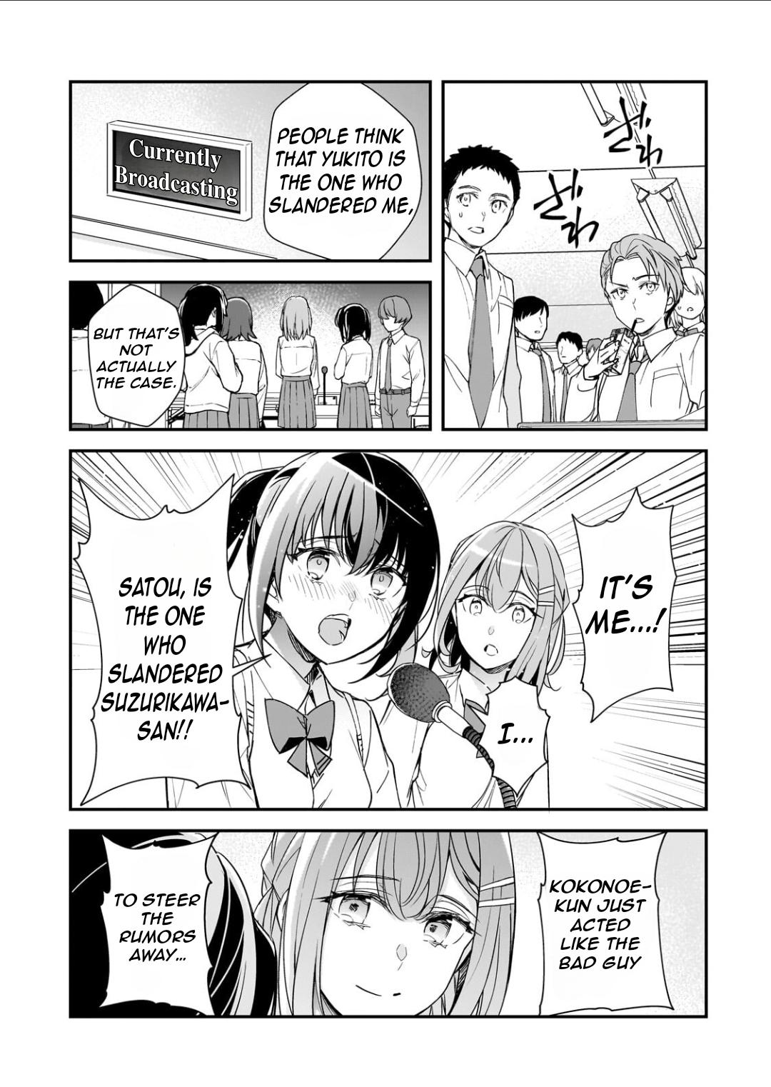 Ore ni Trauma wo Ataeta Joshi-tachi ga Chirachira Mitekuru kedo, Zannen desu ga Teokure desu Chapter 27.2 page 4 - 