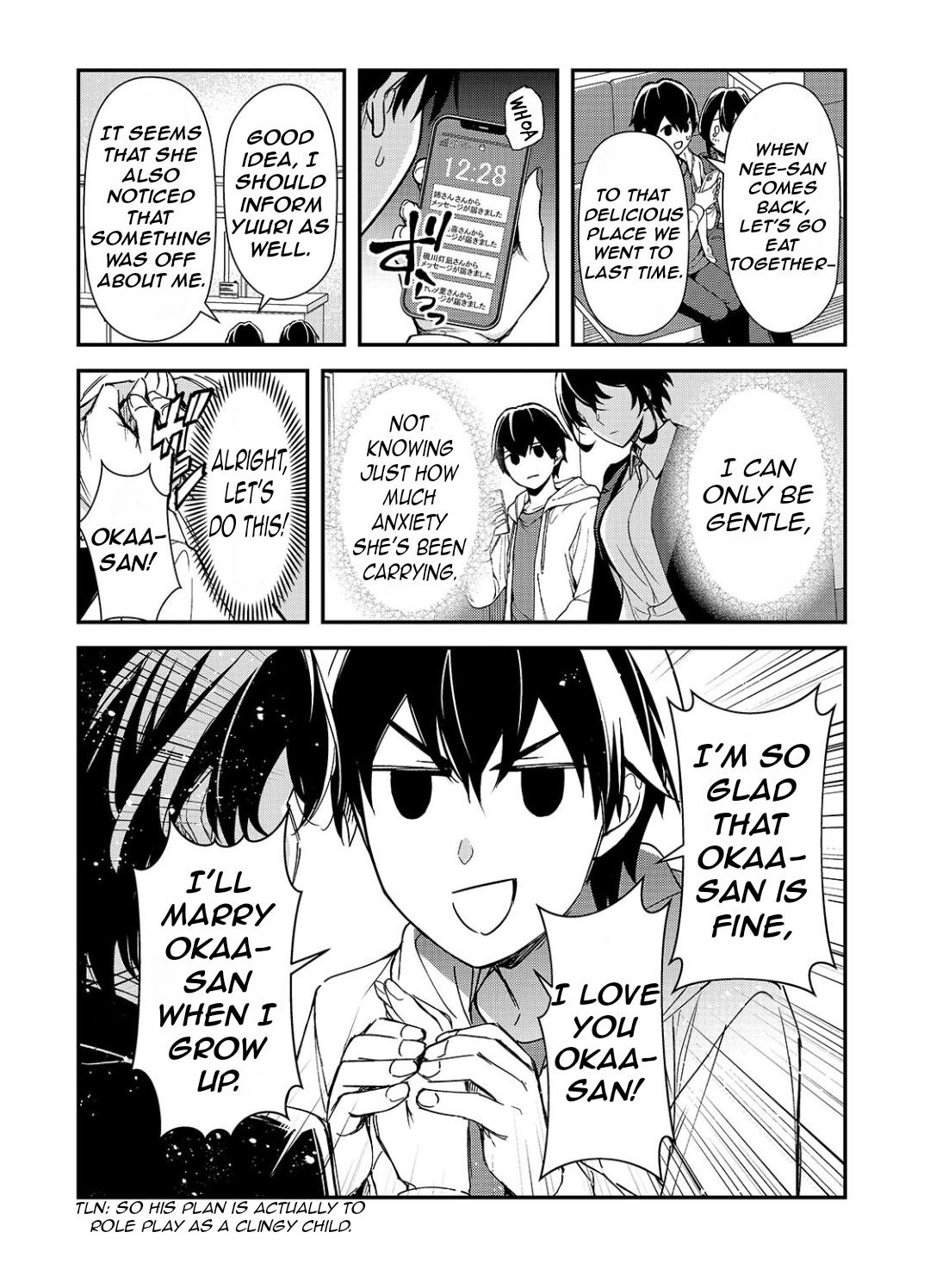 Ore ni Trauma wo Ataeta Joshi-tachi ga Chirachira Mitekuru kedo, Zannen desu ga Teokure desu Chapter 28.1 page 13 - 