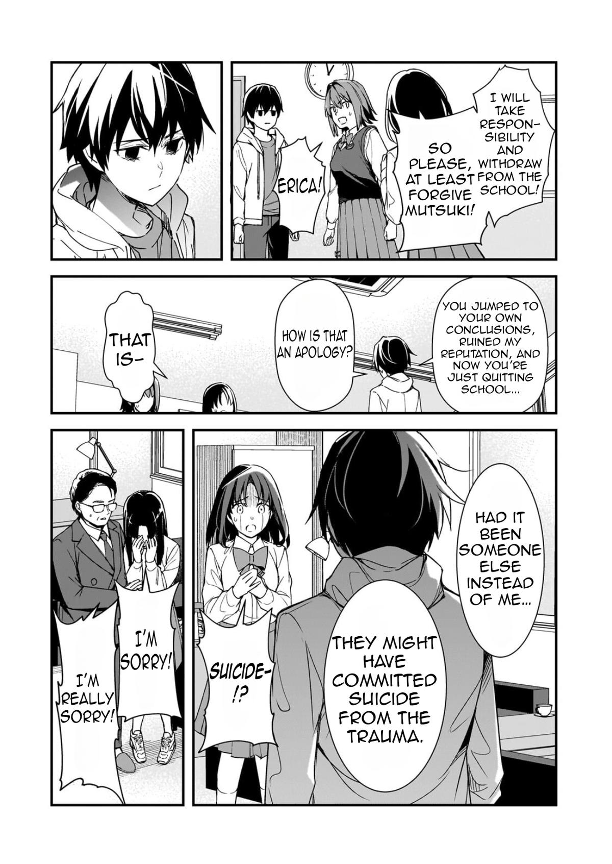 Ore ni Trauma wo Ataeta Joshi-tachi ga Chirachira Mitekuru kedo, Zannen desu ga Teokure desu Chapter 28.2 page 9 - 
