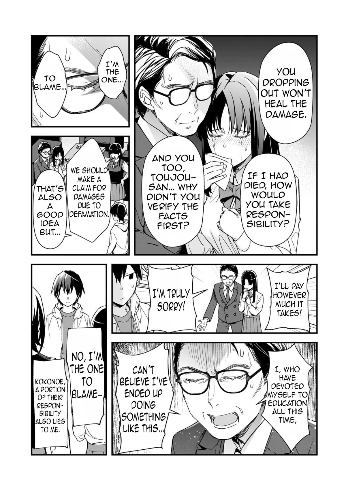 Ore ni Trauma wo Ataeta Joshi-tachi ga Chirachira Mitekuru kedo, Zannen desu ga Teokure desu Chapter 28.2 page 10 - 