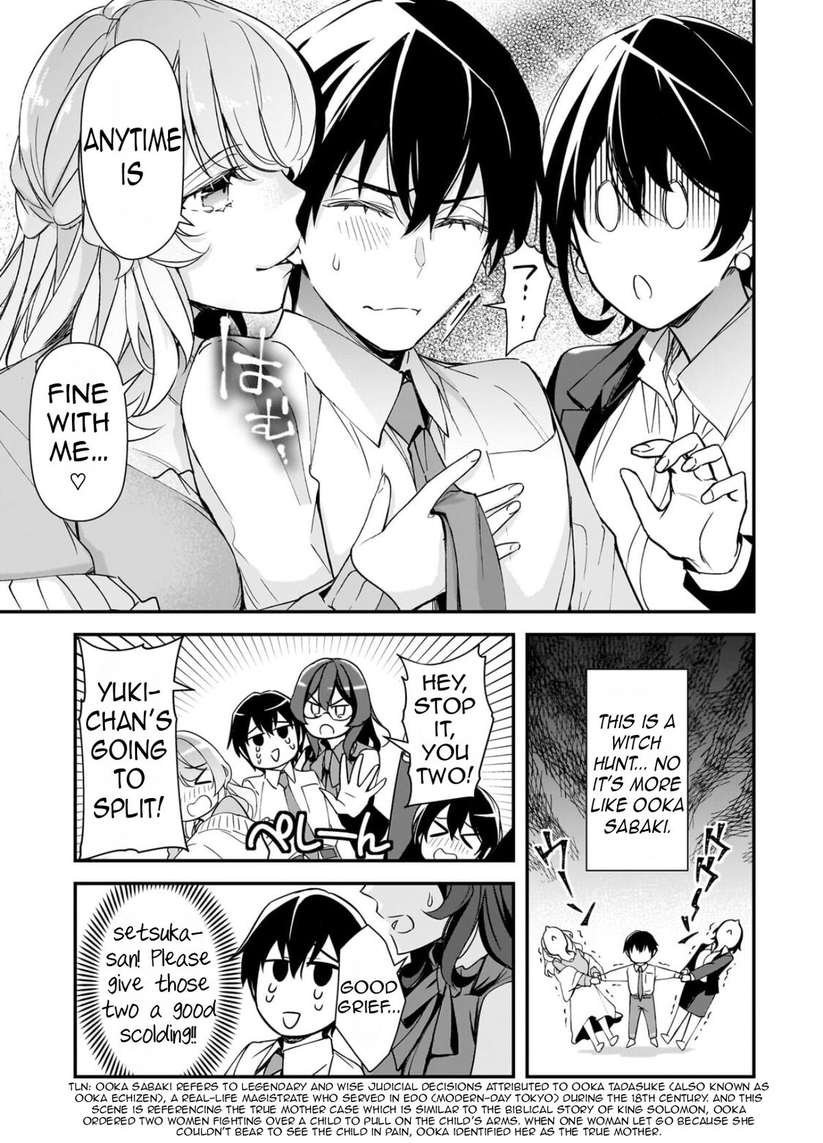 Ore ni Trauma wo Ataeta Joshi-tachi ga Chirachira Mitekuru kedo, Zannen desu ga Teokure desu Chapter 30.2 page 17 - 