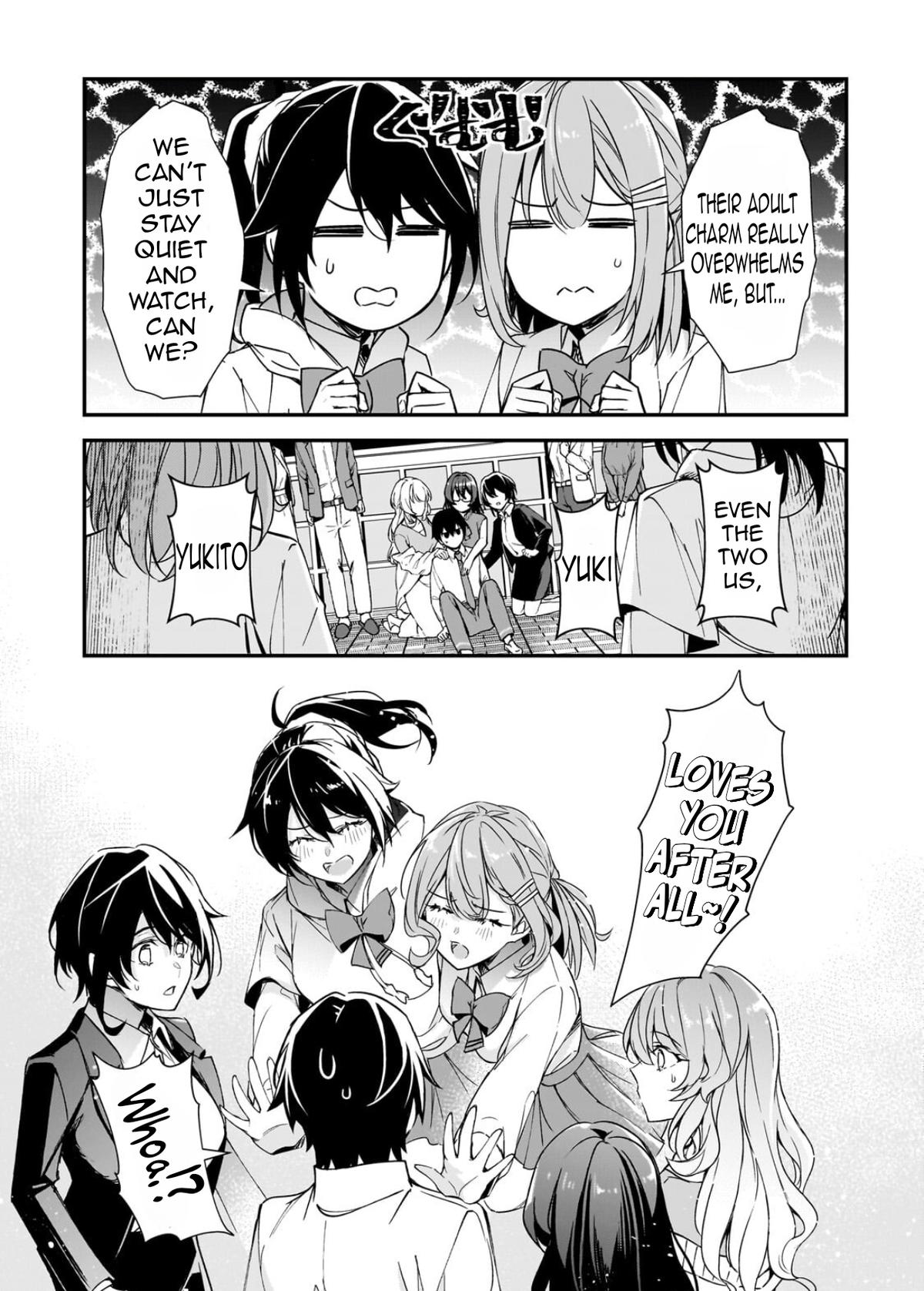 Ore ni Trauma wo Ataeta Joshi-tachi ga Chirachira Mitekuru kedo, Zannen desu ga Teokure desu Chapter 30.2 page 19 - 