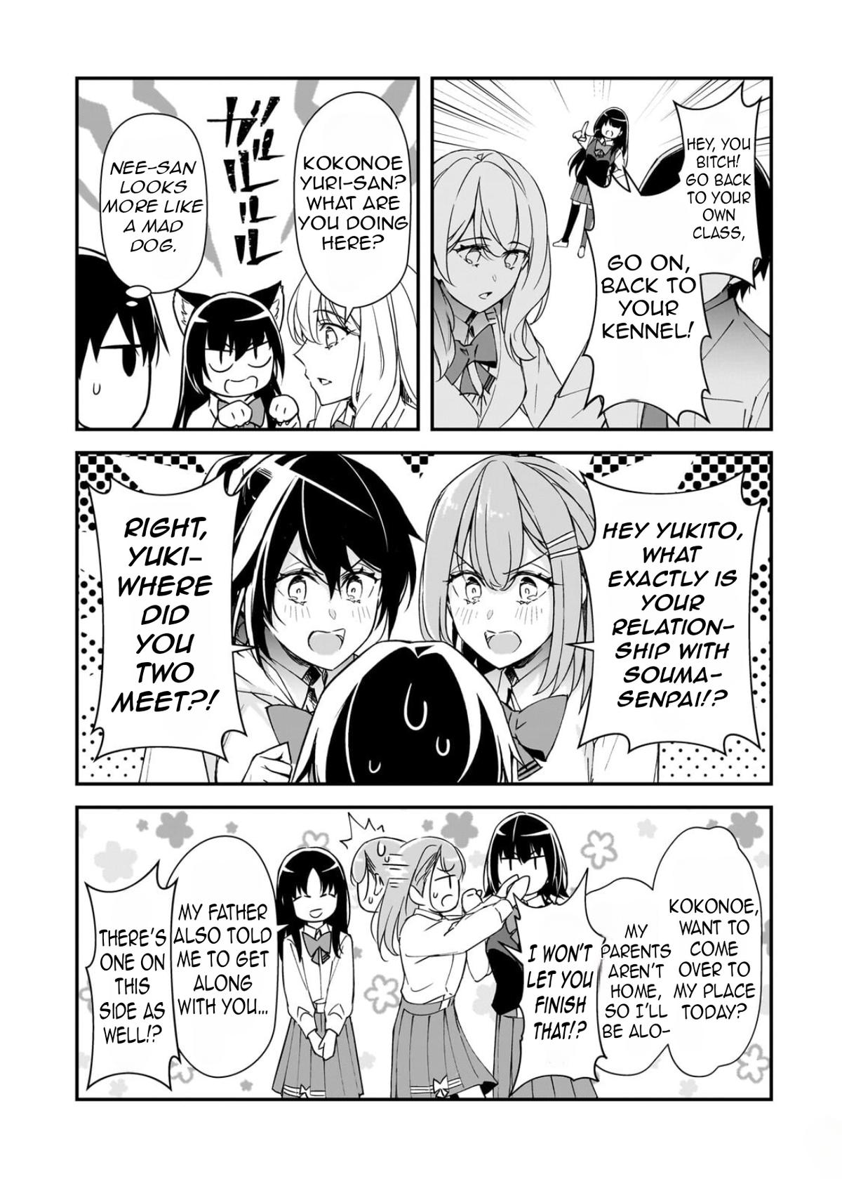 Ore ni Trauma wo Ataeta Joshi-tachi ga Chirachira Mitekuru kedo, Zannen desu ga Teokure desu Chapter 30.2 page 7 - 