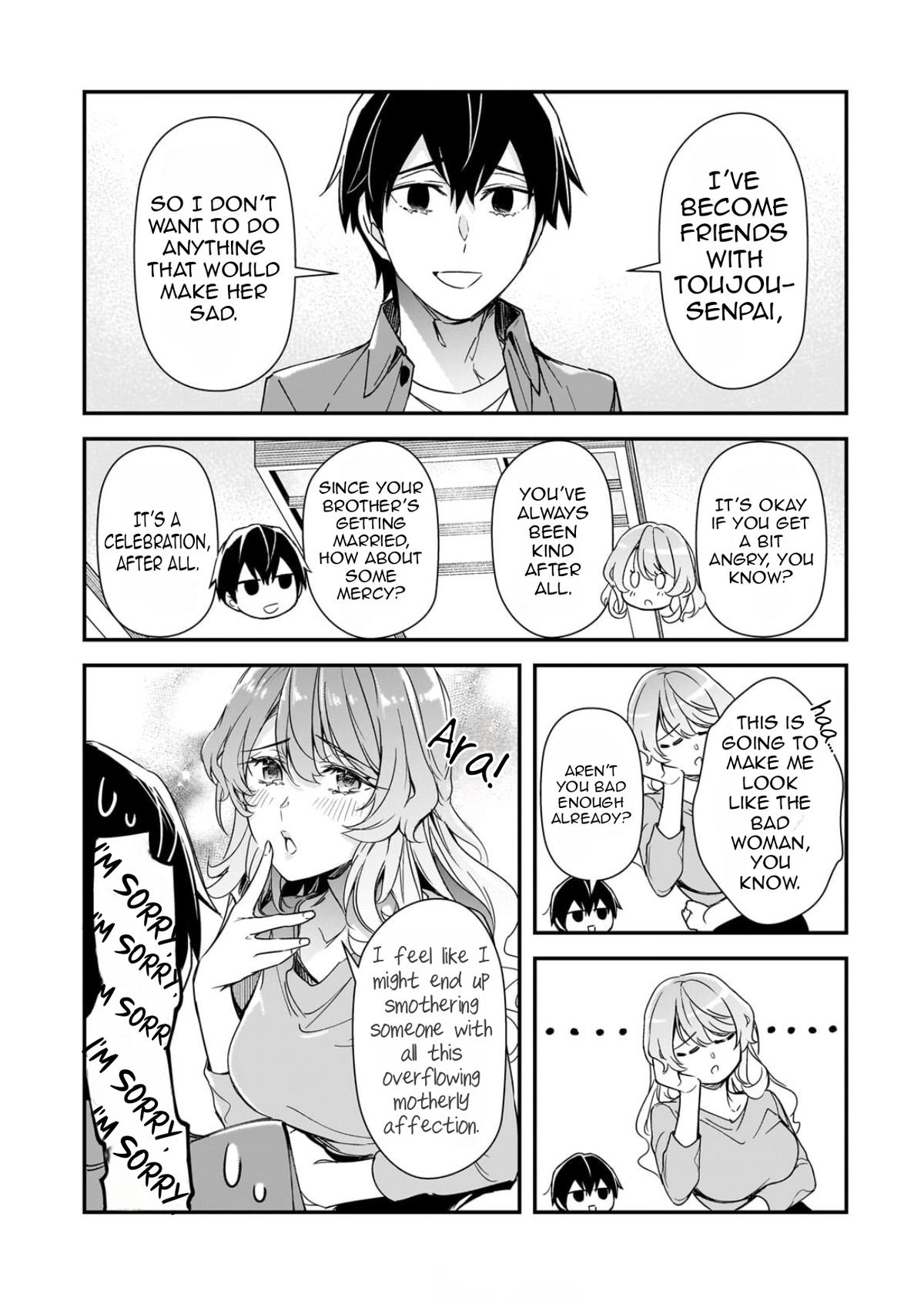 Ore ni Trauma wo Ataeta Joshi-tachi ga Chirachira Mitekuru kedo, Zannen desu ga Teokure desu Chapter 31.2 page 7 - 