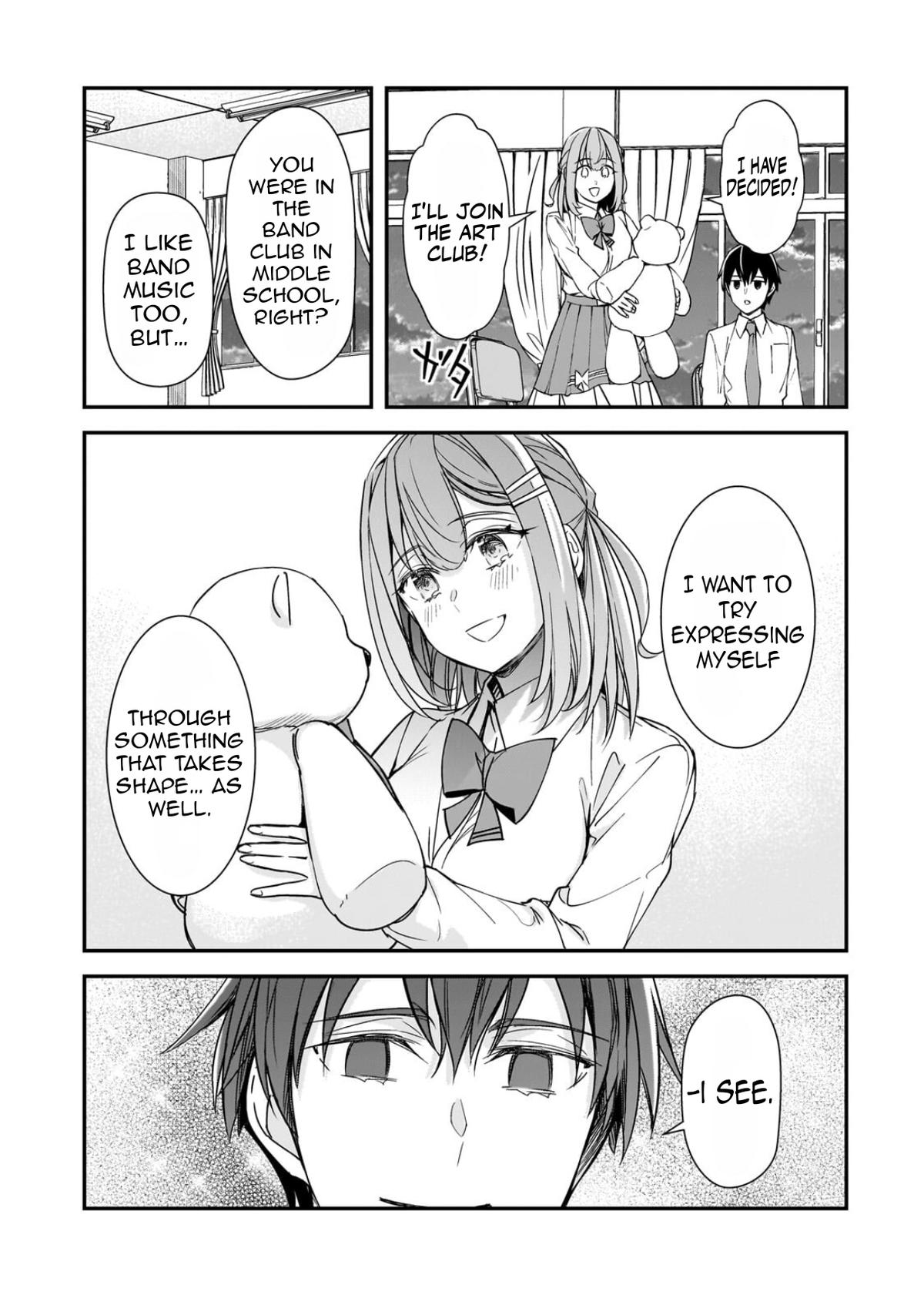 Ore ni Trauma wo Ataeta Joshi-tachi ga Chirachira Mitekuru kedo, Zannen desu ga Teokure desu Chapter 31.3 page 14 - 
