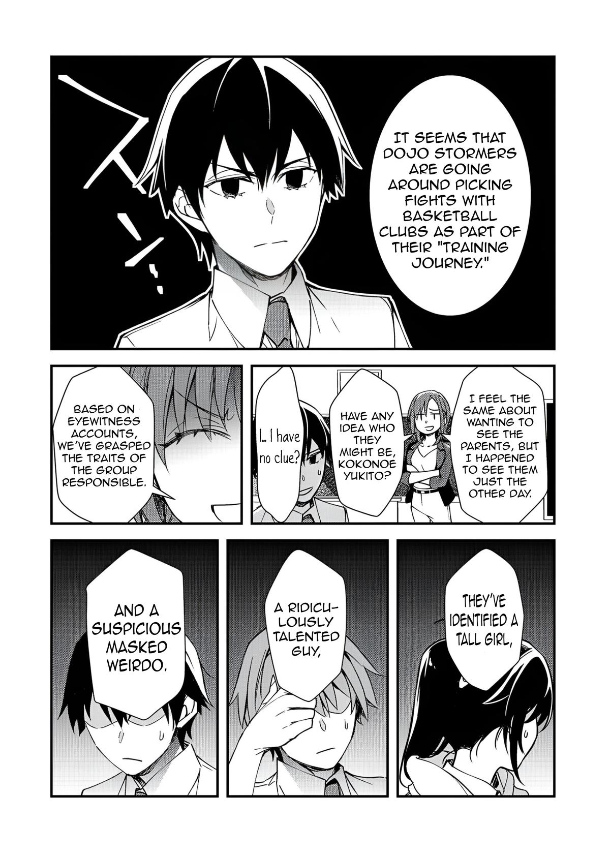 Ore ni Trauma wo Ataeta Joshi-tachi ga Chirachira Mitekuru kedo, Zannen desu ga Teokure desu Chapter 32.1 page 11 - 