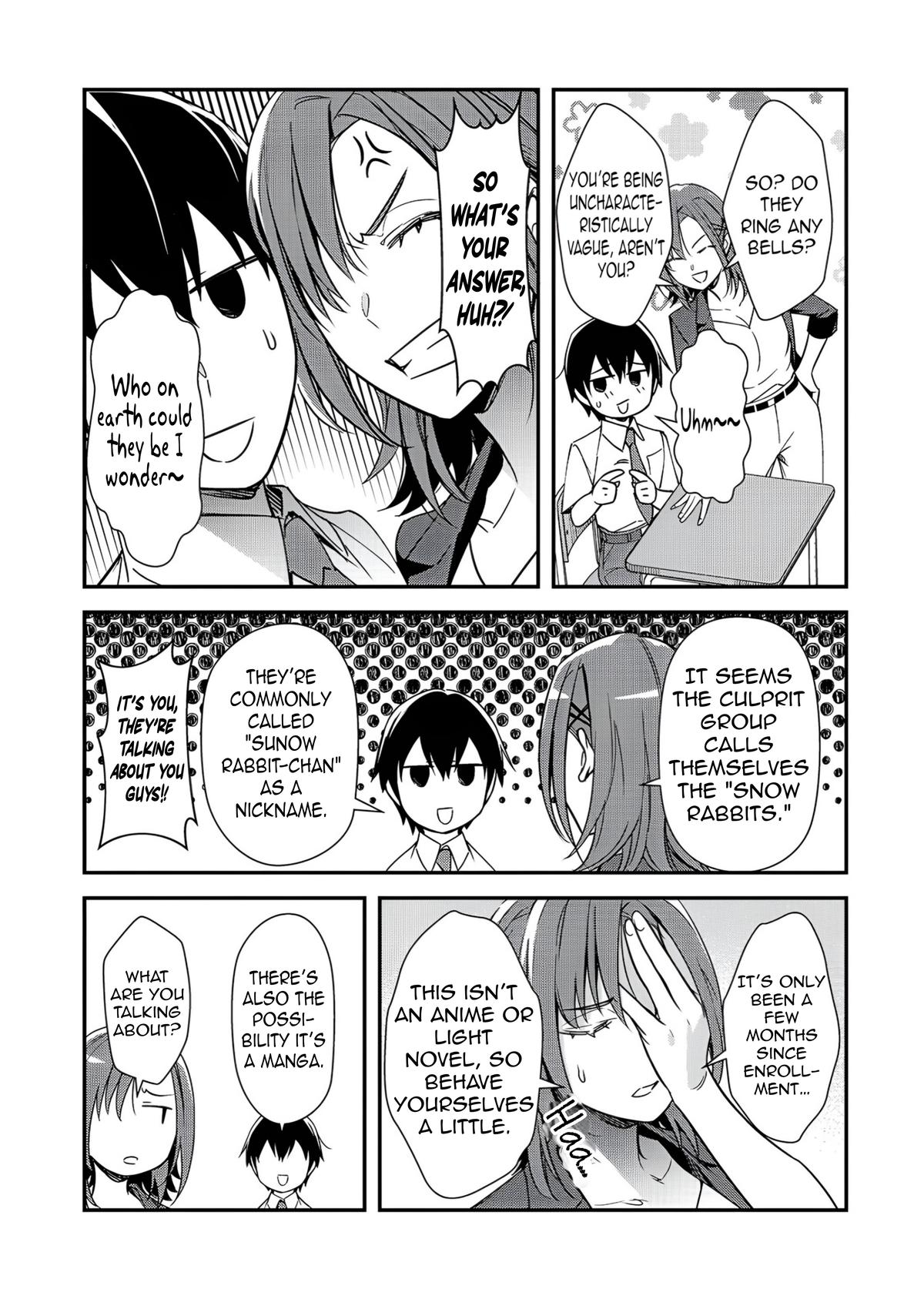 Ore ni Trauma wo Ataeta Joshi-tachi ga Chirachira Mitekuru kedo, Zannen desu ga Teokure desu Chapter 32.1 page 12 - 