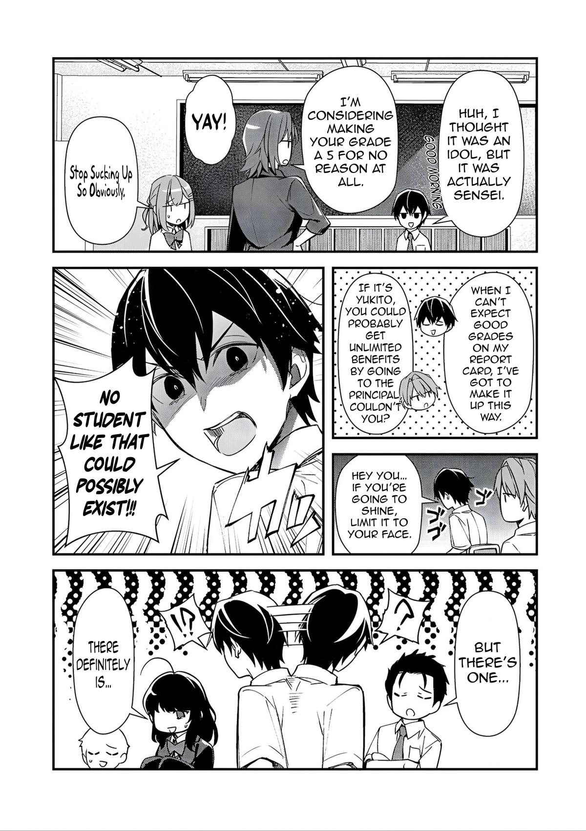 Ore ni Trauma wo Ataeta Joshi-tachi ga Chirachira Mitekuru kedo, Zannen desu ga Teokure desu Chapter 32.1 page 8 - 