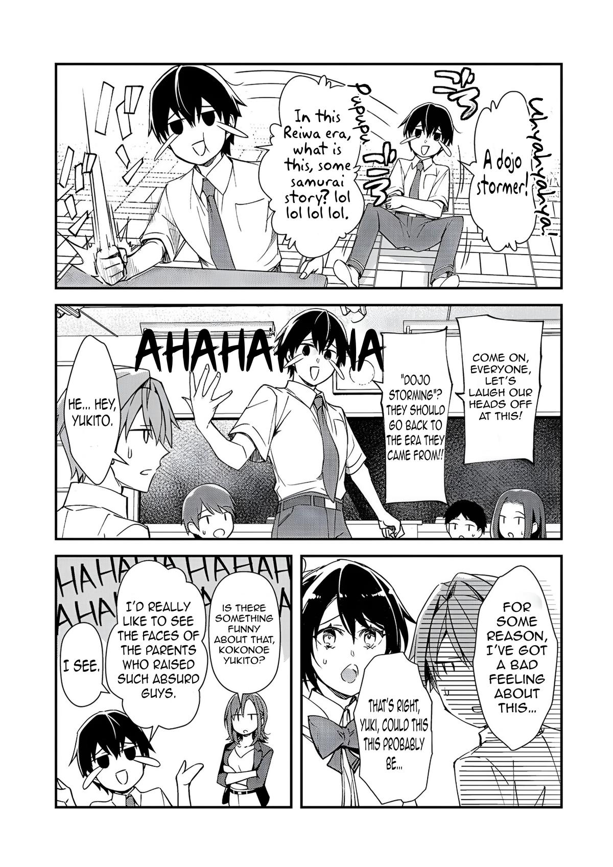 Ore ni Trauma wo Ataeta Joshi-tachi ga Chirachira Mitekuru kedo, Zannen desu ga Teokure desu Chapter 32.1 page 10 - 