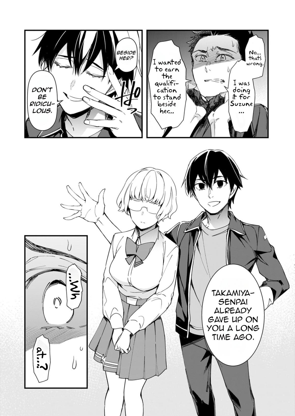 Ore ni Trauma wo Ataeta Joshi-tachi ga Chirachira Mitekuru kedo, Zannen desu ga Teokure desu Chapter 33.1 page 13 - 