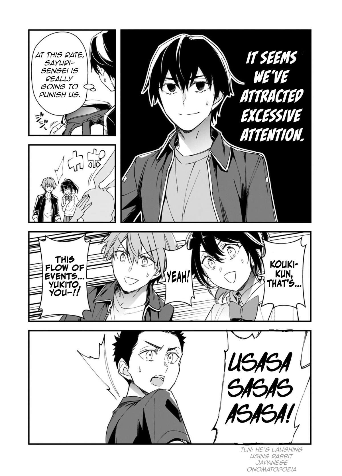 Ore ni Trauma wo Ataeta Joshi-tachi ga Chirachira Mitekuru kedo, Zannen desu ga Teokure desu Chapter 33.1 page 15 - 