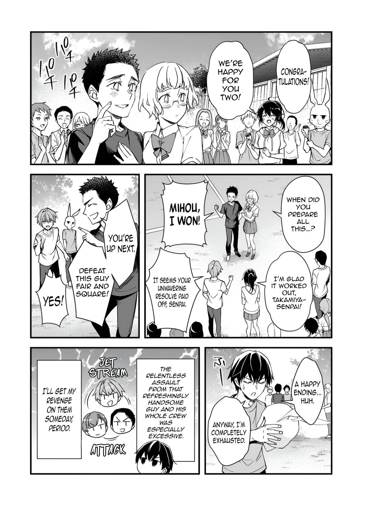 Ore ni Trauma wo Ataeta Joshi-tachi ga Chirachira Mitekuru kedo, Zannen desu ga Teokure desu Chapter 33.3 page 12 - 