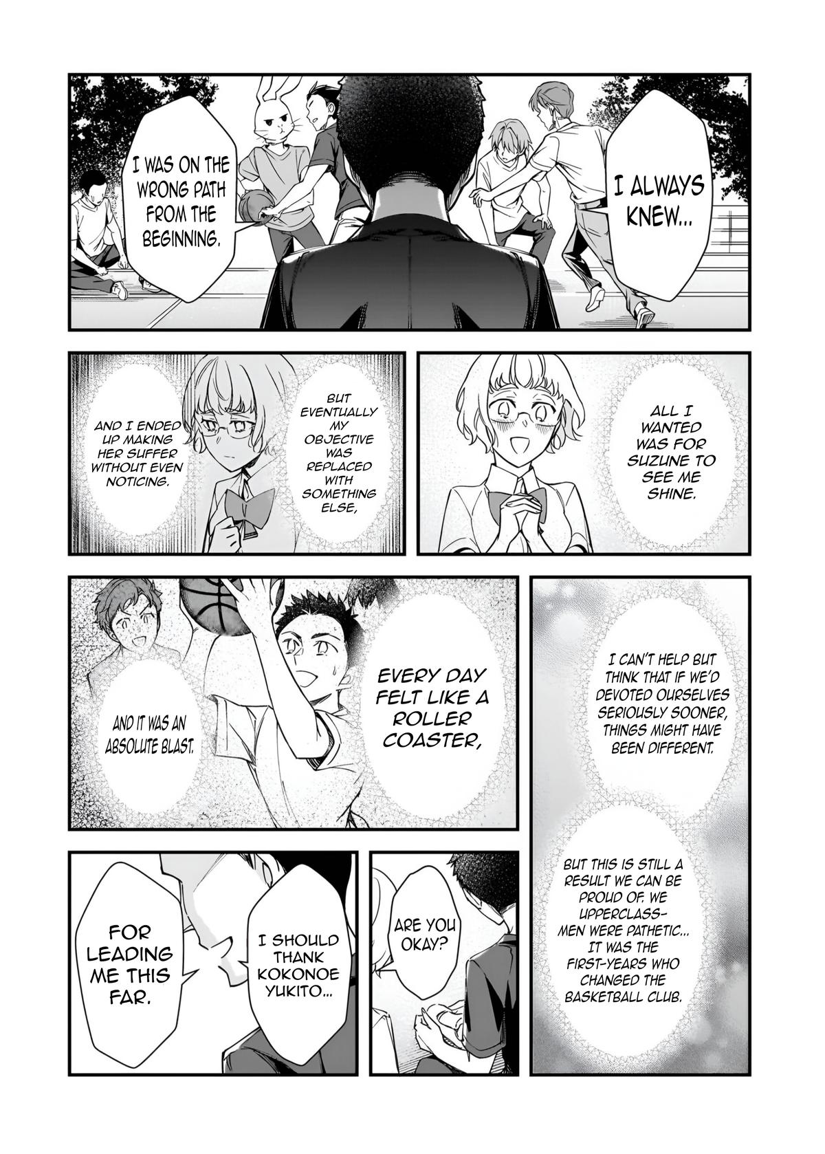 Ore ni Trauma wo Ataeta Joshi-tachi ga Chirachira Mitekuru kedo, Zannen desu ga Teokure desu Chapter 33.3 page 4 - 
