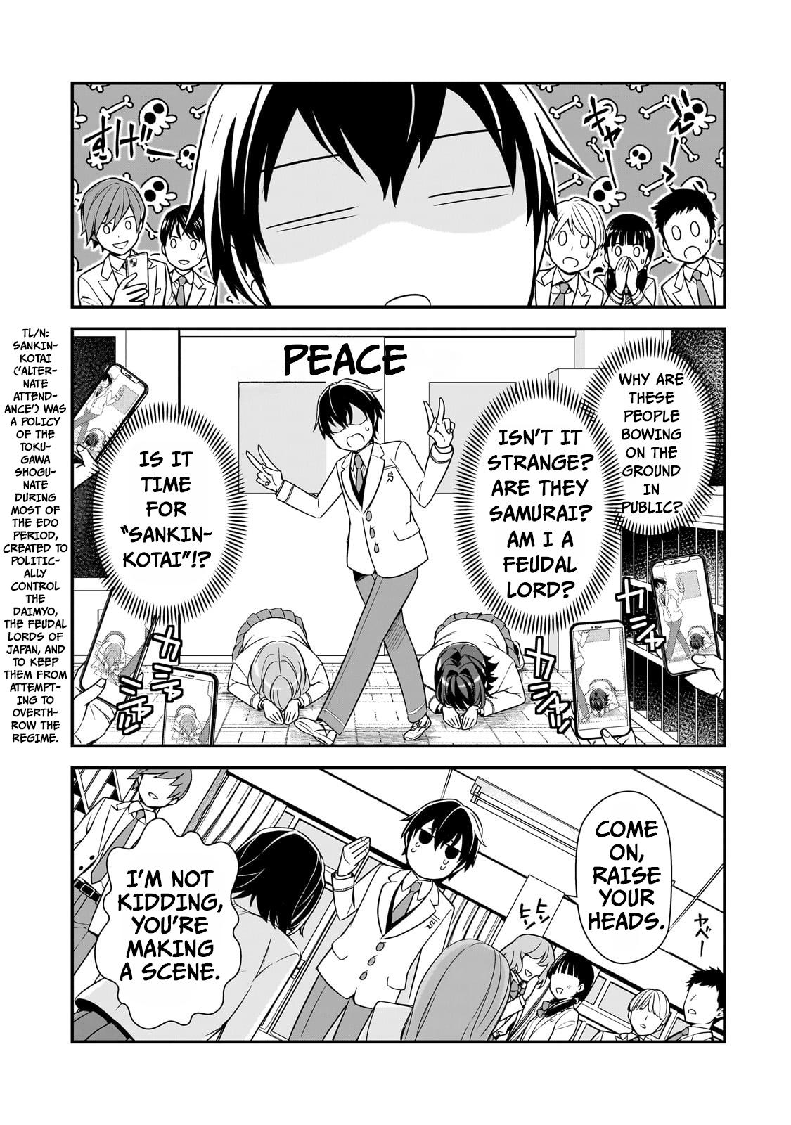 Ore ni Trauma wo Ataeta Joshi-tachi ga Chirachira Mitekuru kedo, Zannen desu ga Teokure desu Chapter 9 page 4 - 