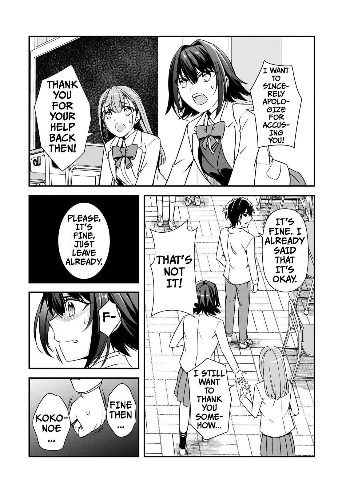 Ore ni Trauma wo Ataeta Joshi-tachi ga Chirachira Mitekuru kedo, Zannen desu ga Teokure desu Chapter 9 page 5 - 