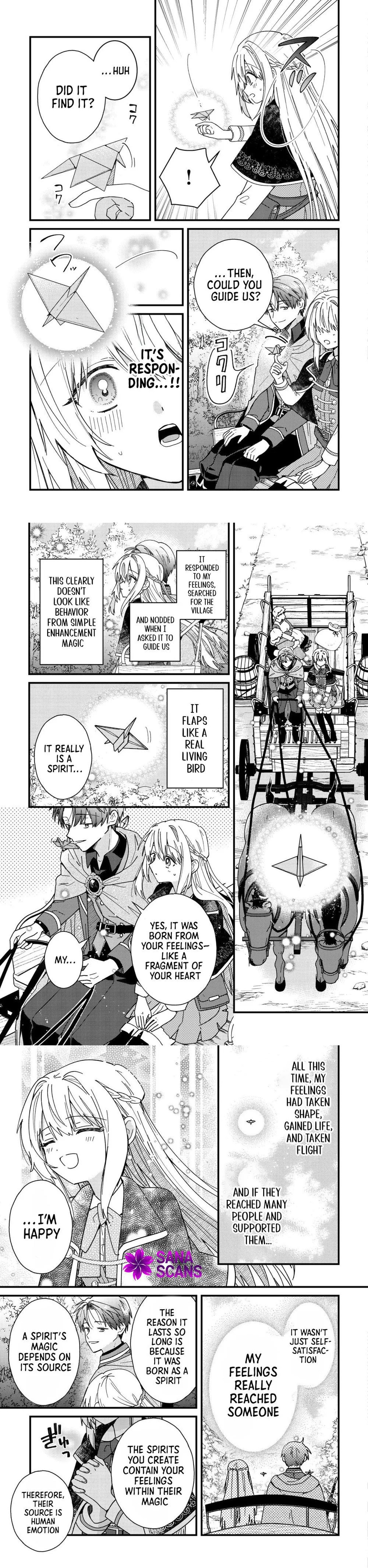 Origami Shokunin Mimosa no Nikkichou: Byoujaku Datta Watashi wa Isekai ni Tensei Shite Kenkou na Karada o Te ni Ireta node, Zense de Dekinakatta Ongaeshi no Tabi ni Deru Chapter 2 page 7 - 