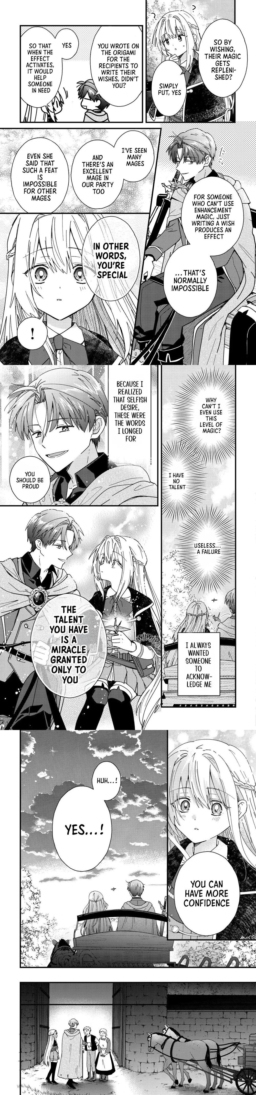 Origami Shokunin Mimosa no Nikkichou: Byoujaku Datta Watashi wa Isekai ni Tensei Shite Kenkou na Karada o Te ni Ireta node, Zense de Dekinakatta Ongaeshi no Tabi ni Deru Chapter 2 page 8 - 