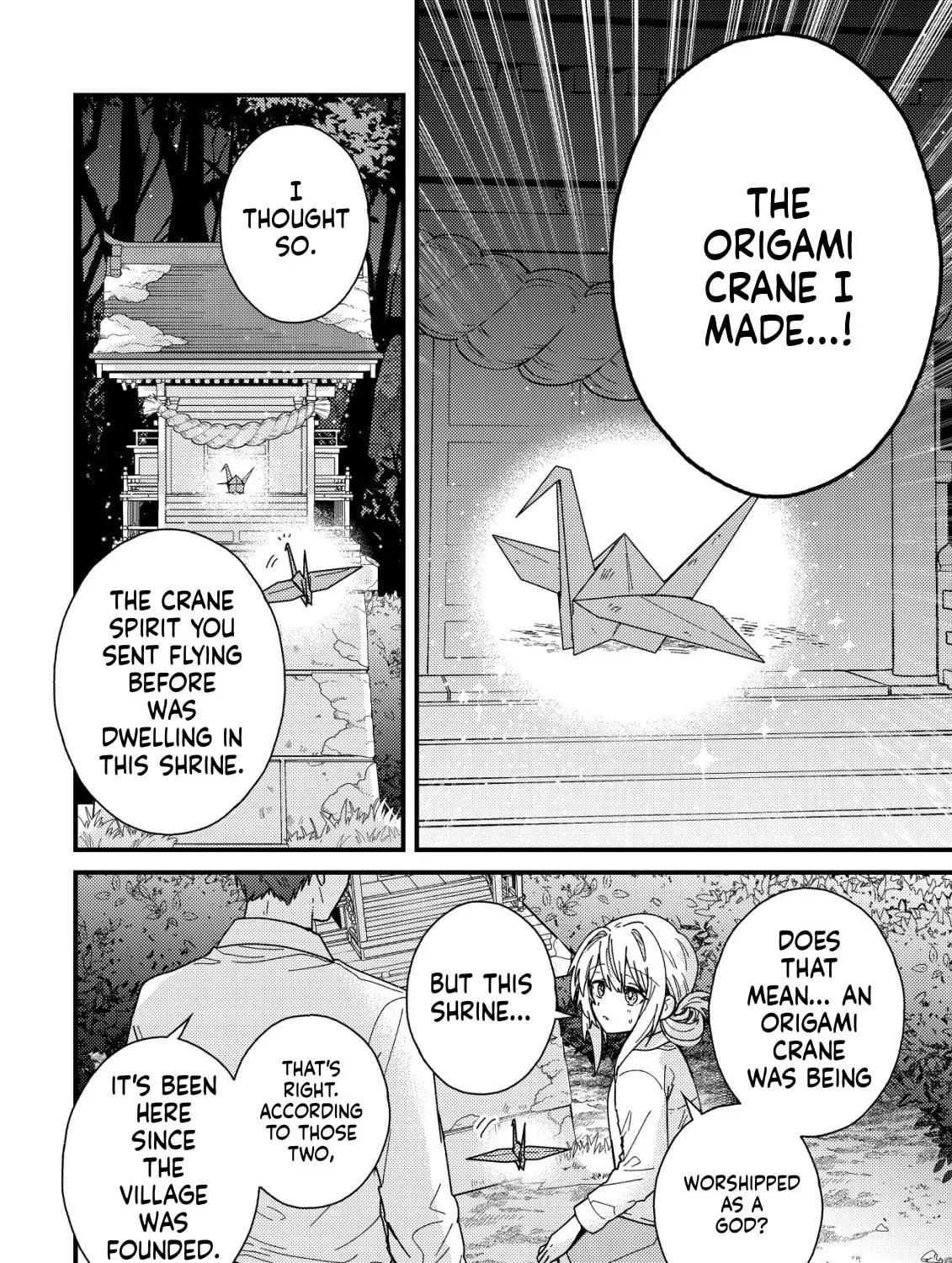 Origami Shokunin Mimosa no Nikkichou: Byoujaku Datta Watashi wa Isekai ni Tensei Shite Kenkou na Karada o Te ni Ireta node, Zense de Dekinakatta Ongaeshi no Tabi ni Deru Chapter 3 page 34 - 