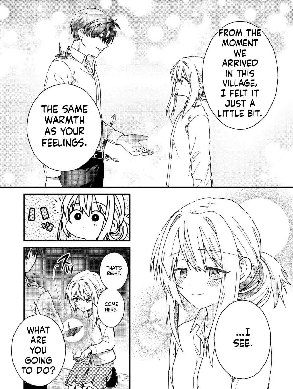 Origami Shokunin Mimosa no Nikkichou: Byoujaku Datta Watashi wa Isekai ni Tensei Shite Kenkou na Karada o Te ni Ireta node, Zense de Dekinakatta Ongaeshi no Tabi ni Deru Chapter 3 page 48 - 