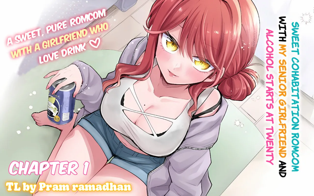 Osake to Senpai Kanojo to no Amaama Doukyo Lovecome wa Nijuusai ni Natte kara Chapter 1 page 1 - 