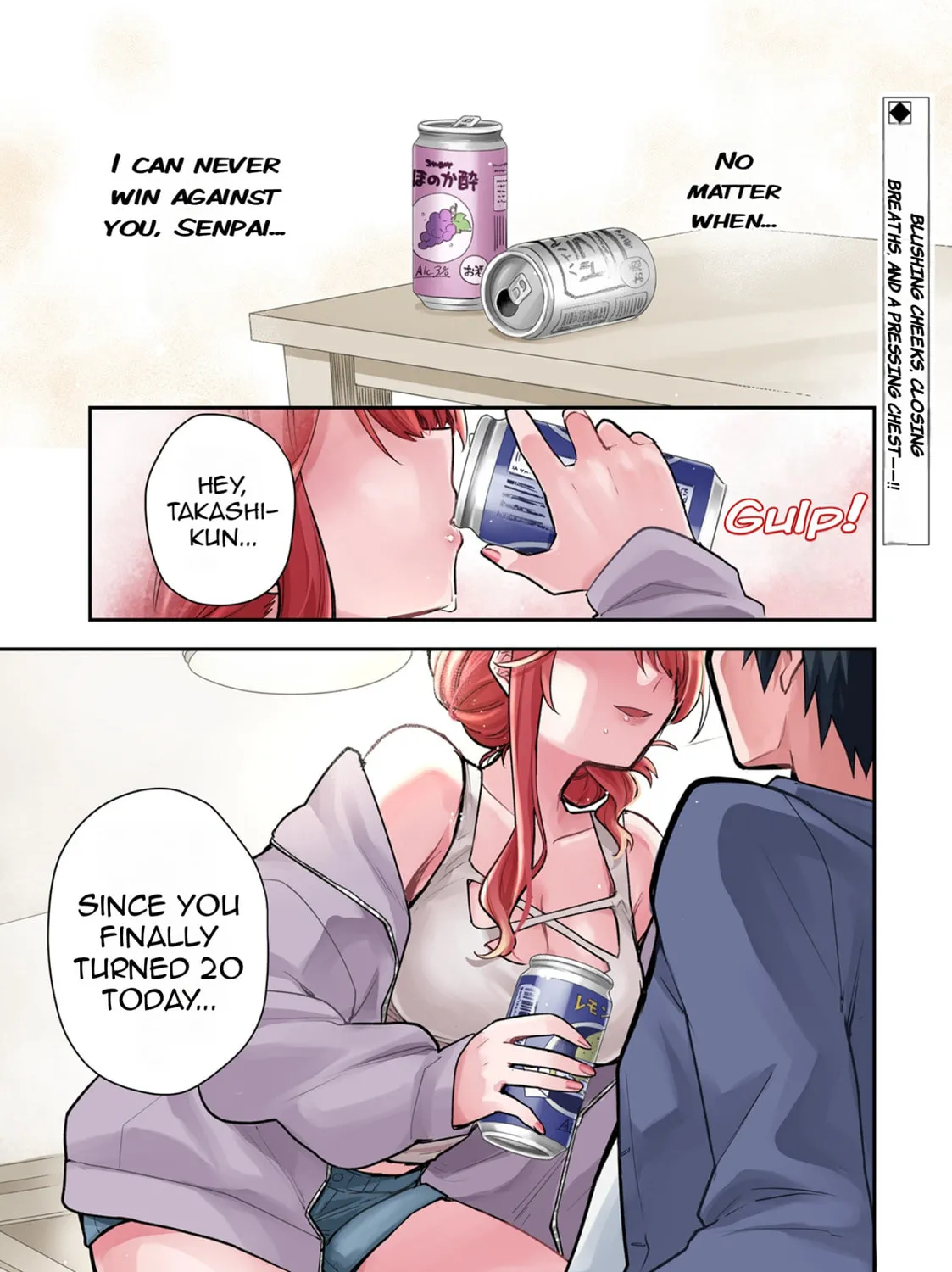 Osake to Senpai Kanojo to no Amaama Doukyo Lovecome wa Nijuusai ni Natte kara Chapter 1 page 2 - 