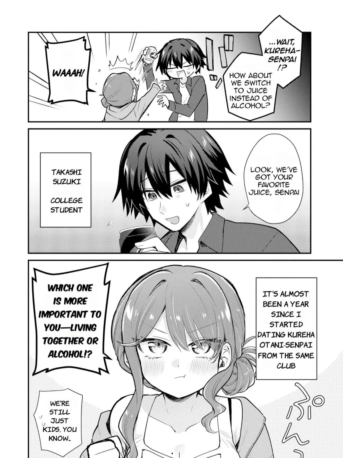 Osake to Senpai Kanojo to no Amaama Doukyo Lovecome wa Nijuusai ni Natte kara Chapter 1 page 8 - 