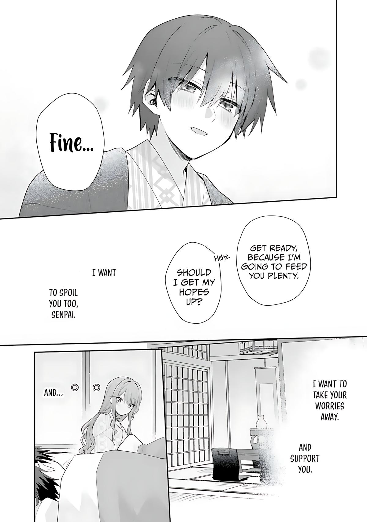 Osake to Senpai Kanojo to no Amaama Doukyo Lovecome wa Nijuusai ni Natte kara Chapter 11 page 14 - 