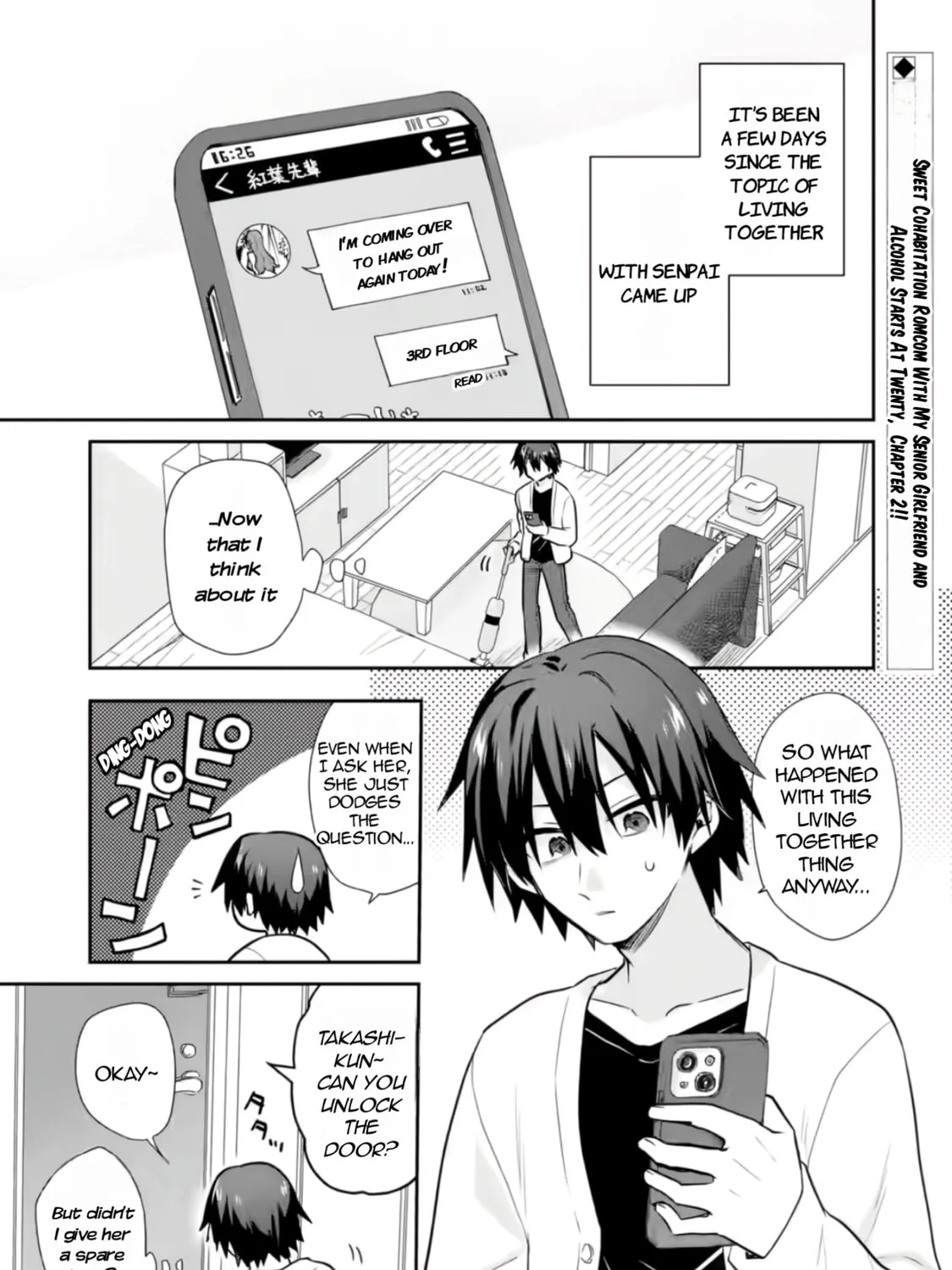 Osake to Senpai Kanojo to no Amaama Doukyo Lovecome wa Nijuusai ni Natte kara Chapter 2 page 2 - 