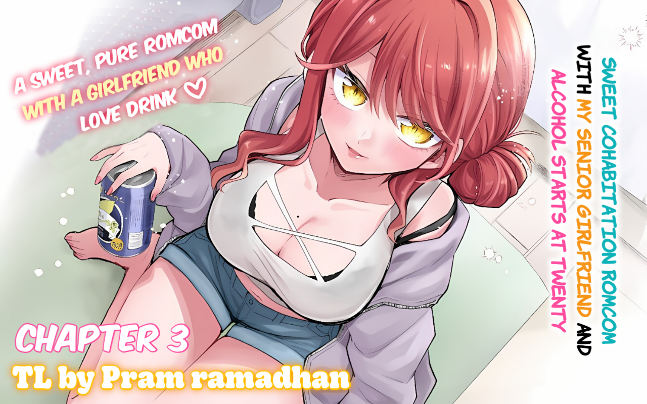 Osake to Senpai Kanojo to no Amaama Doukyo Lovecome wa Nijuusai ni Natte kara Chapter 3 page 1 - 