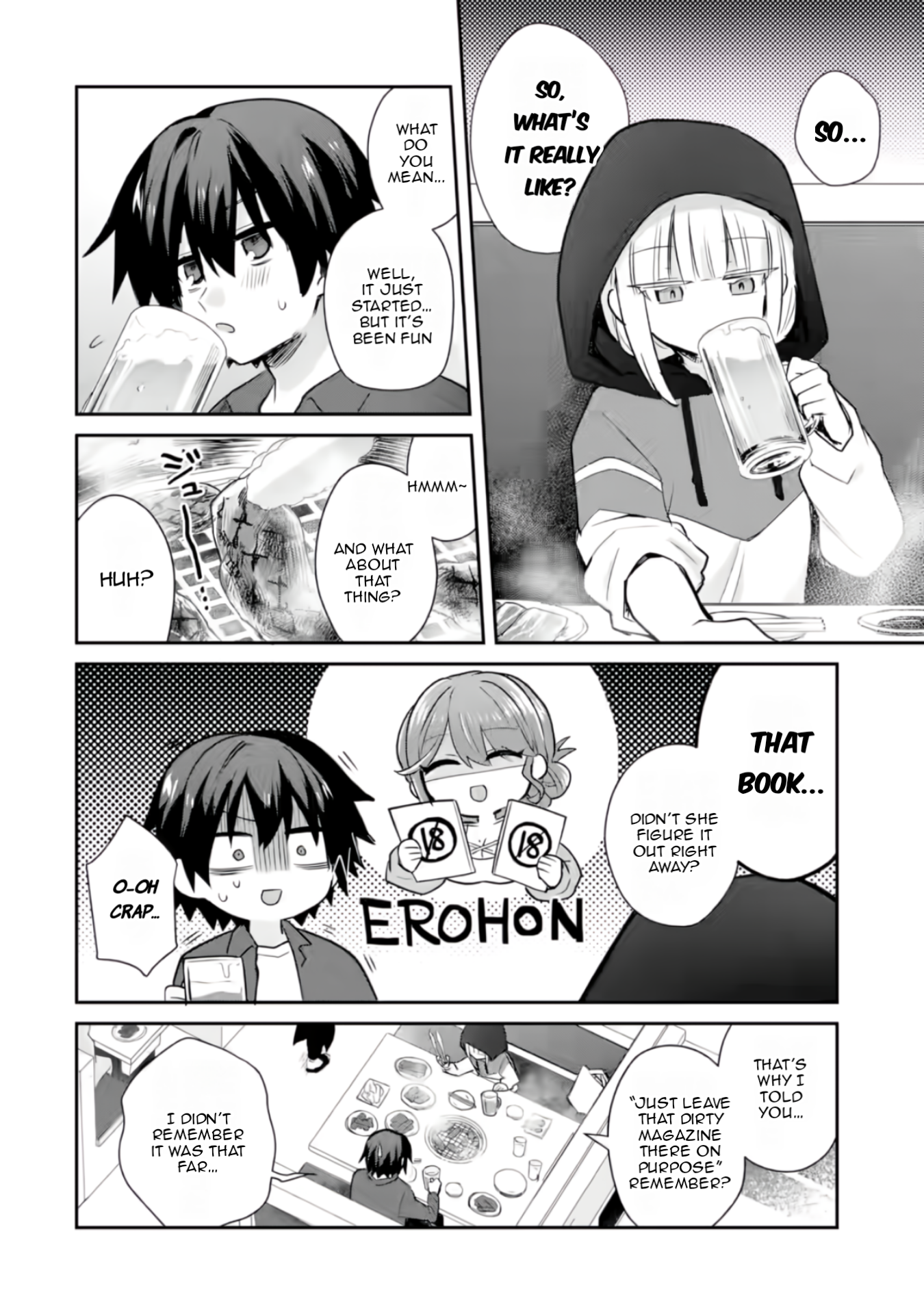 Osake to Senpai Kanojo to no Amaama Doukyo Lovecome wa Nijuusai ni Natte kara Chapter 3 page 13 - 